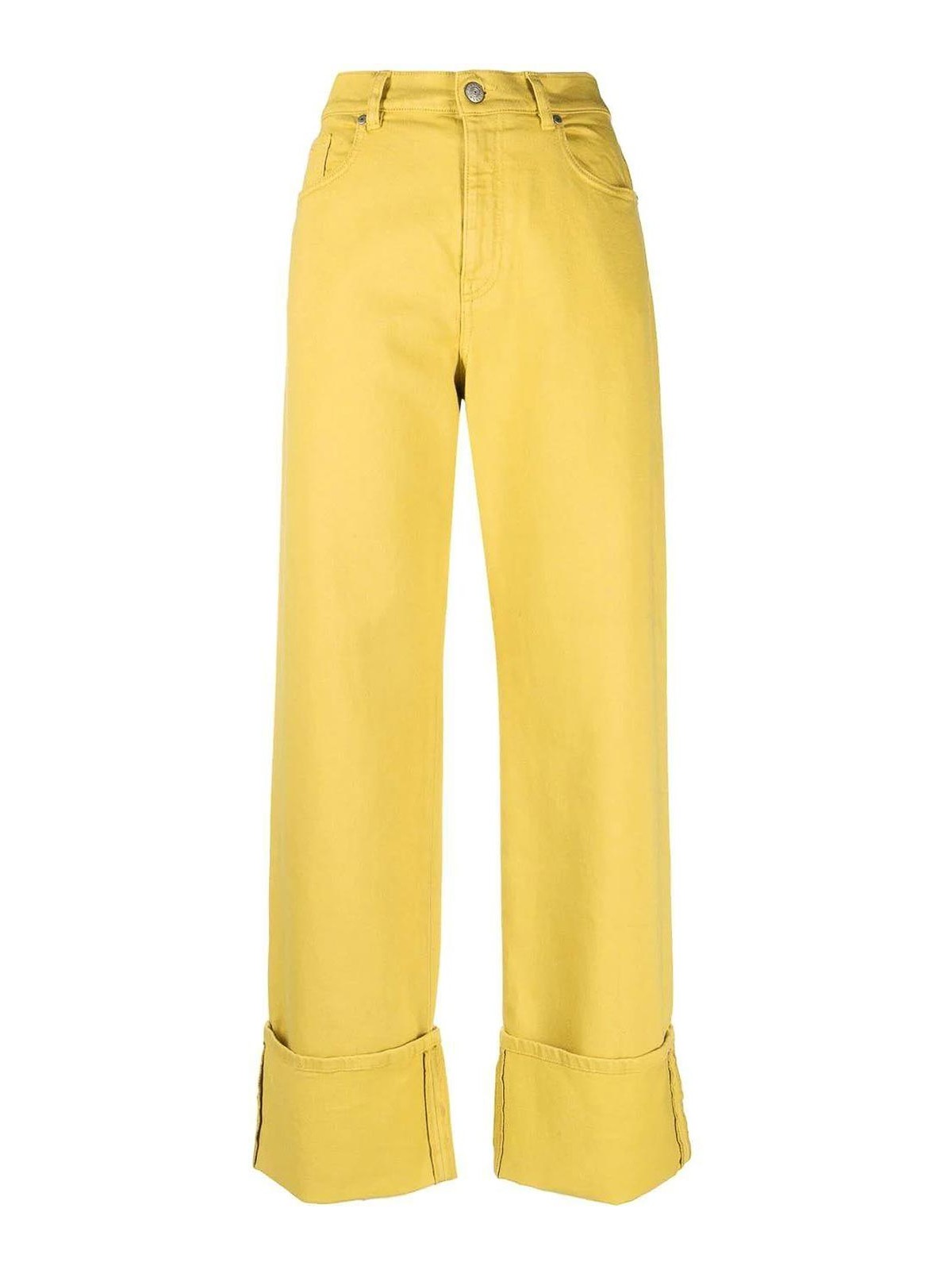 P.a.r.o.s.h Ht-leg Trousers In Yellow