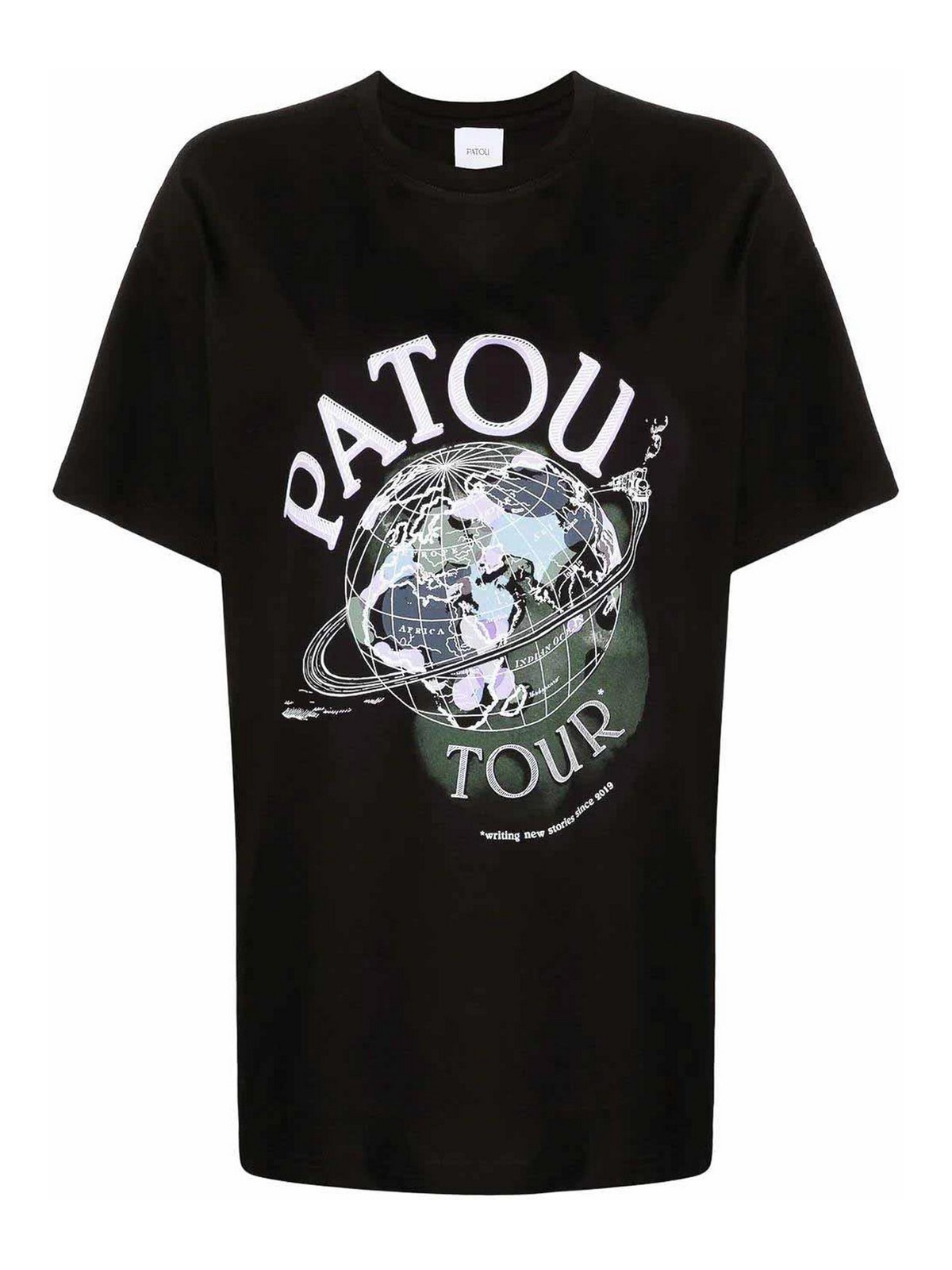 T-shirts Patou - tour print oversized t-shirt - JE0509990999B