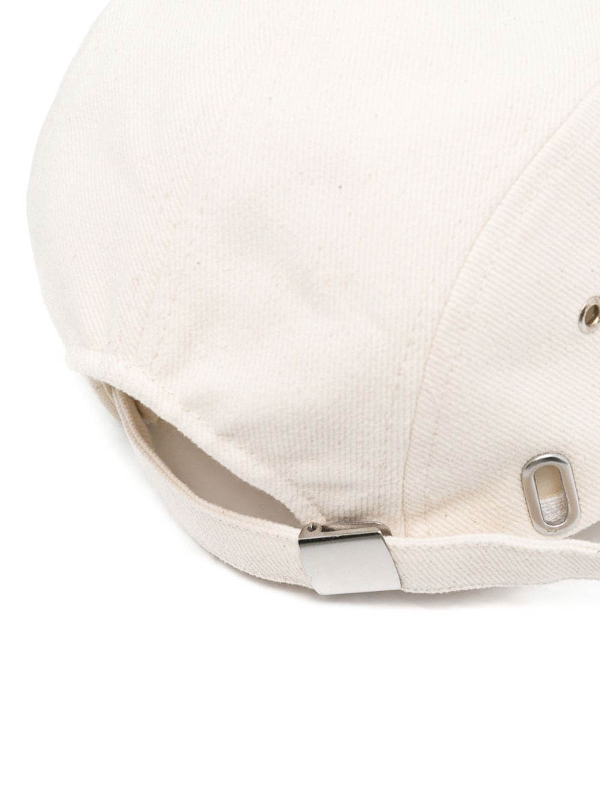 Shop Isabel Marant Logo-embroidered Cotton Cap In Light Beige