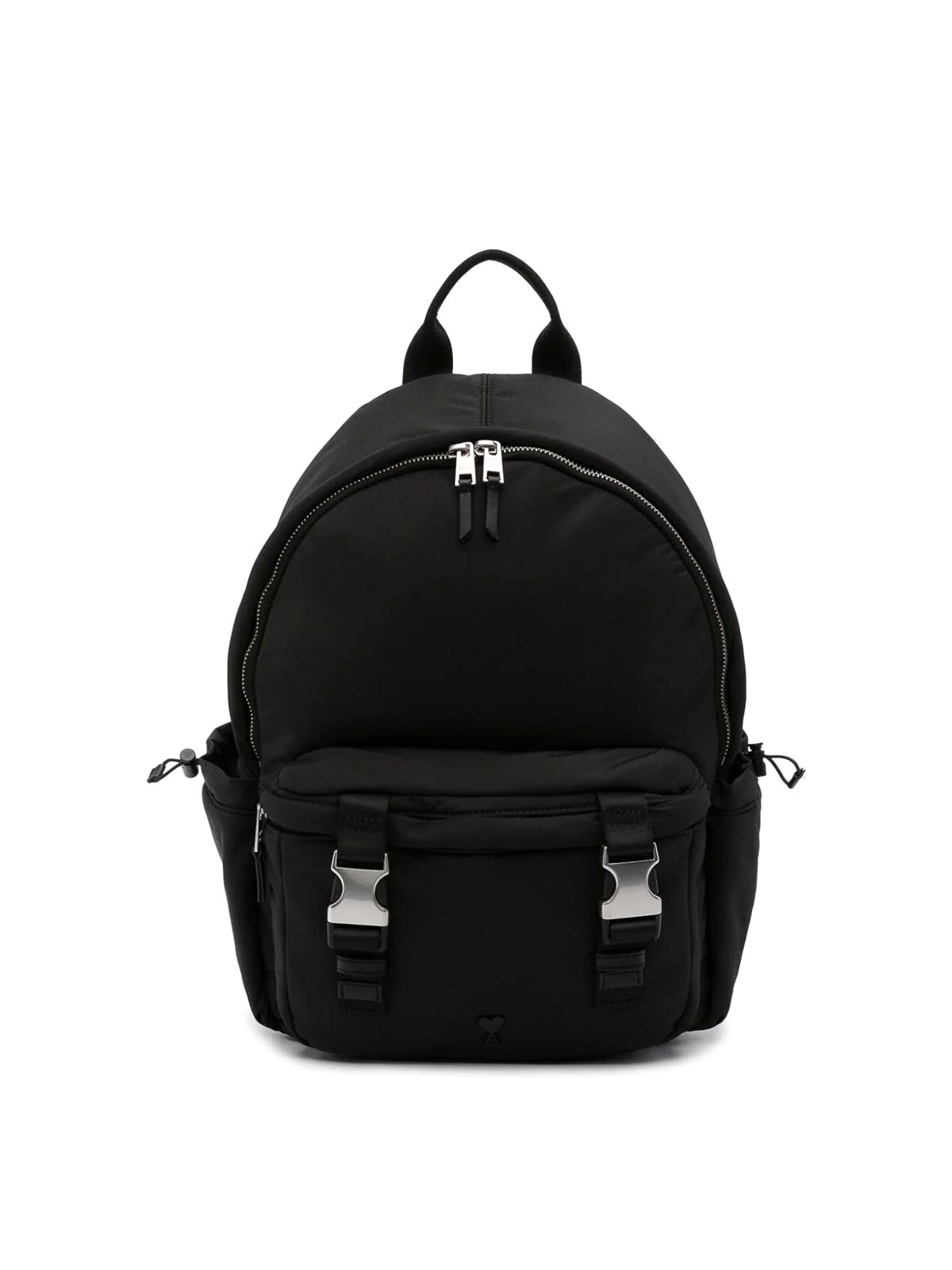 Ami Alexandre Mattiussi Ami Zip-up Backpack In Black