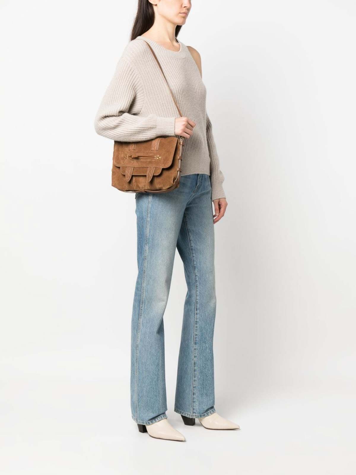 JEROME DREYFUSS ANDY 斜め掛けbody bag 新品未使用 Jérôme Dreyfuss small joe leather crossbody bag | 42JOESCRTABAC