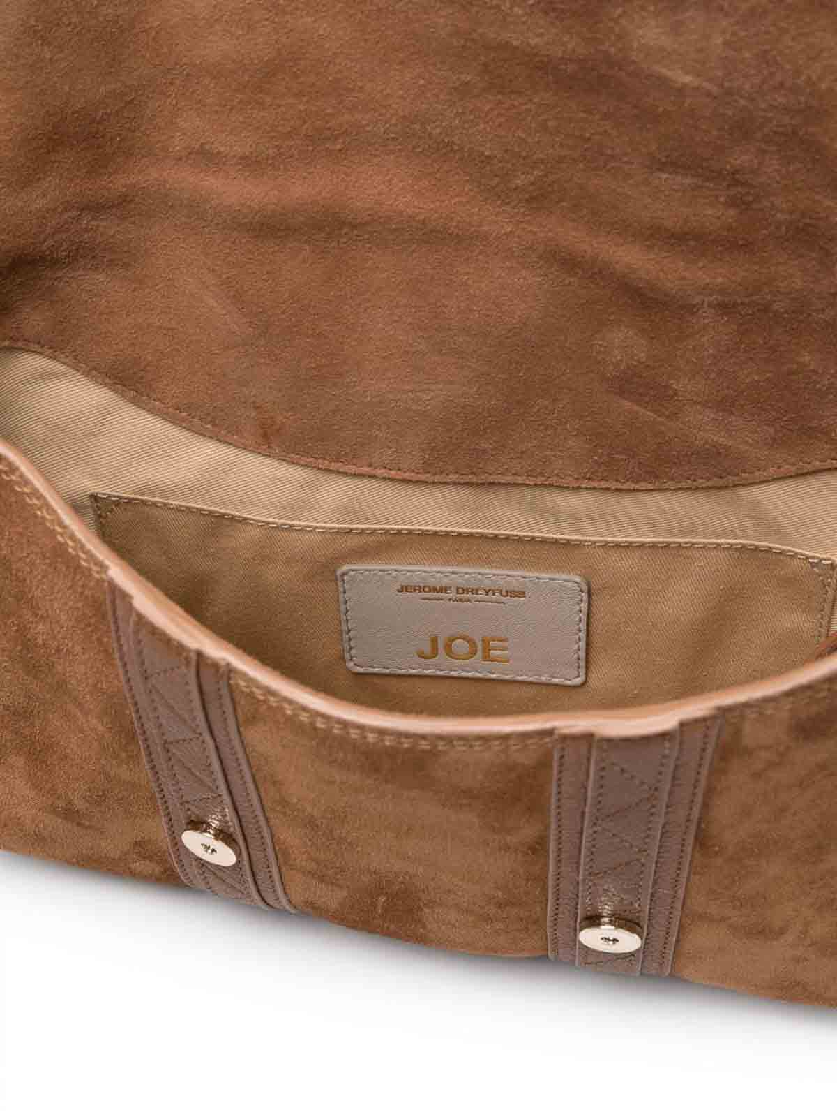 Jérôme Dreyfuss small joe leather crossbody bag | 42JOESCRTABAC