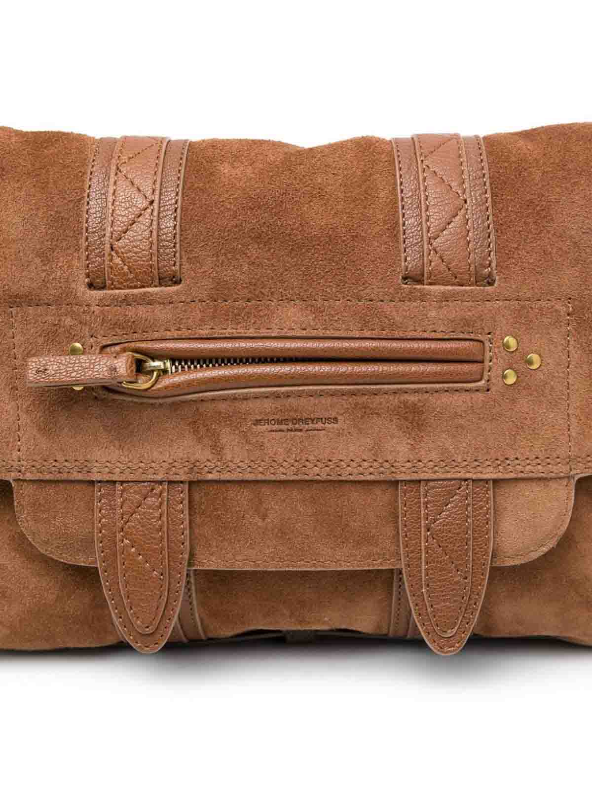 Jérôme Dreyfuss small joe leather crossbody bag|42JOESCRTABAC