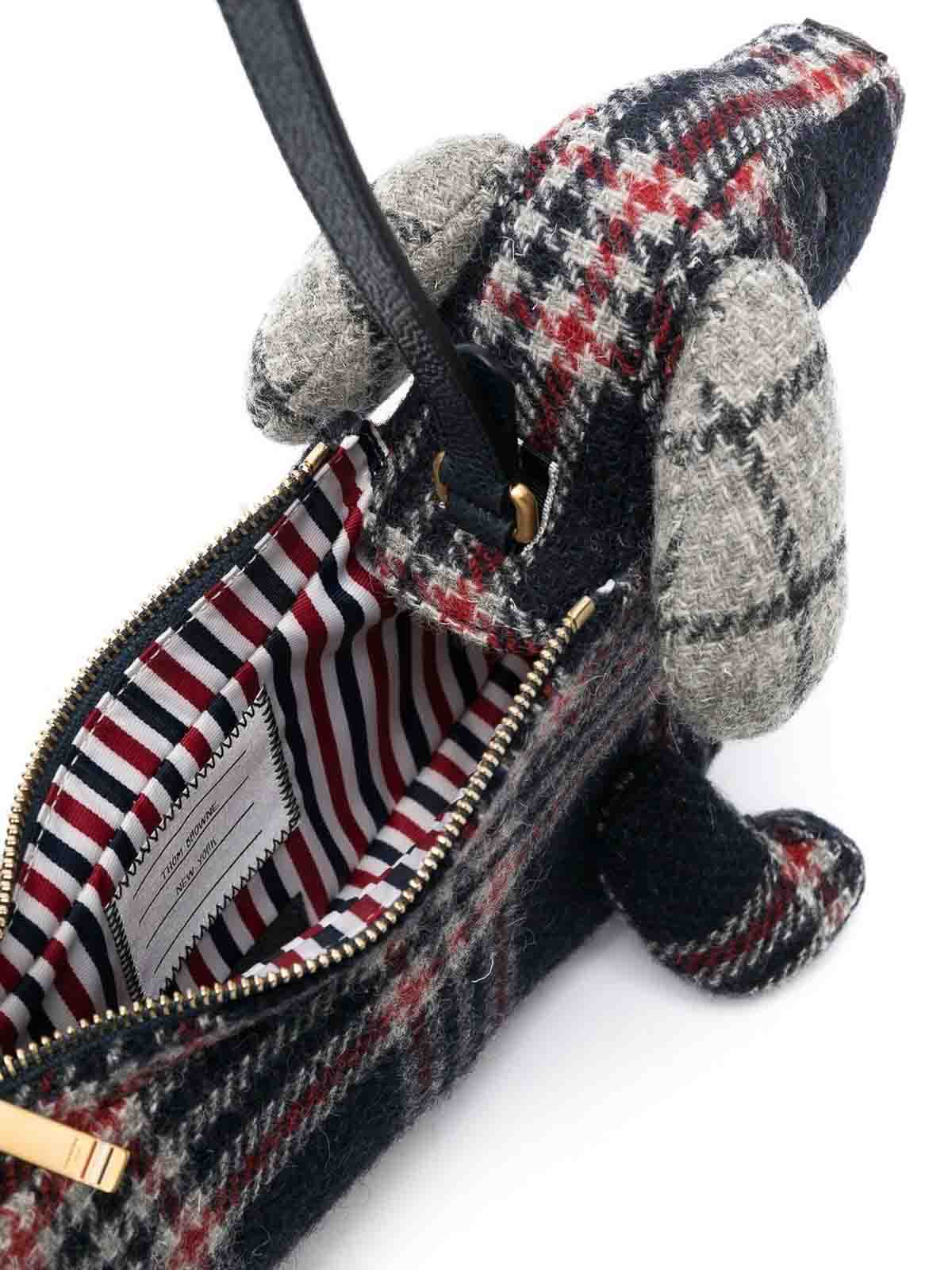 Thom Browne Hector Dog Shaped Shoulder Bag in Black