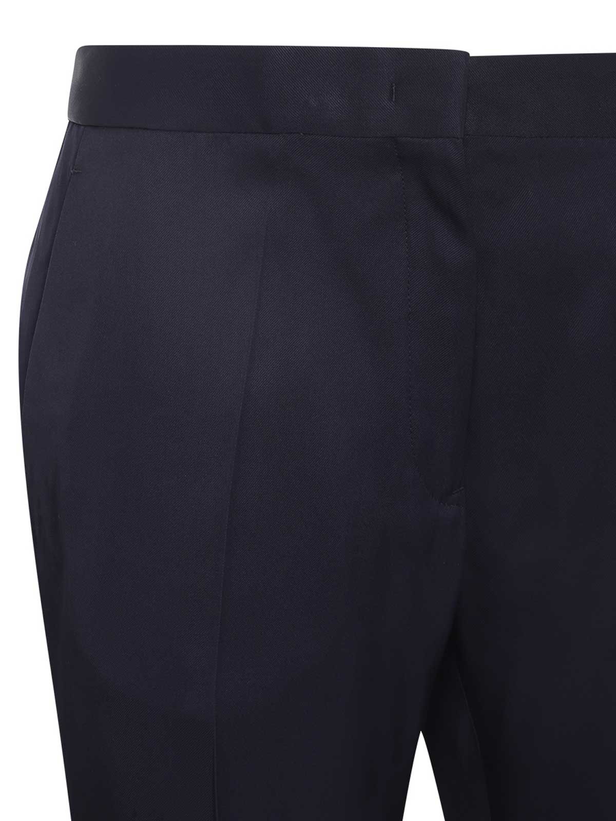 【関税・送料込み】JIL SANDER NAVY BLUE VISCOSE TROUSERS Jil Sander Navy blue viscose trousers - Blue