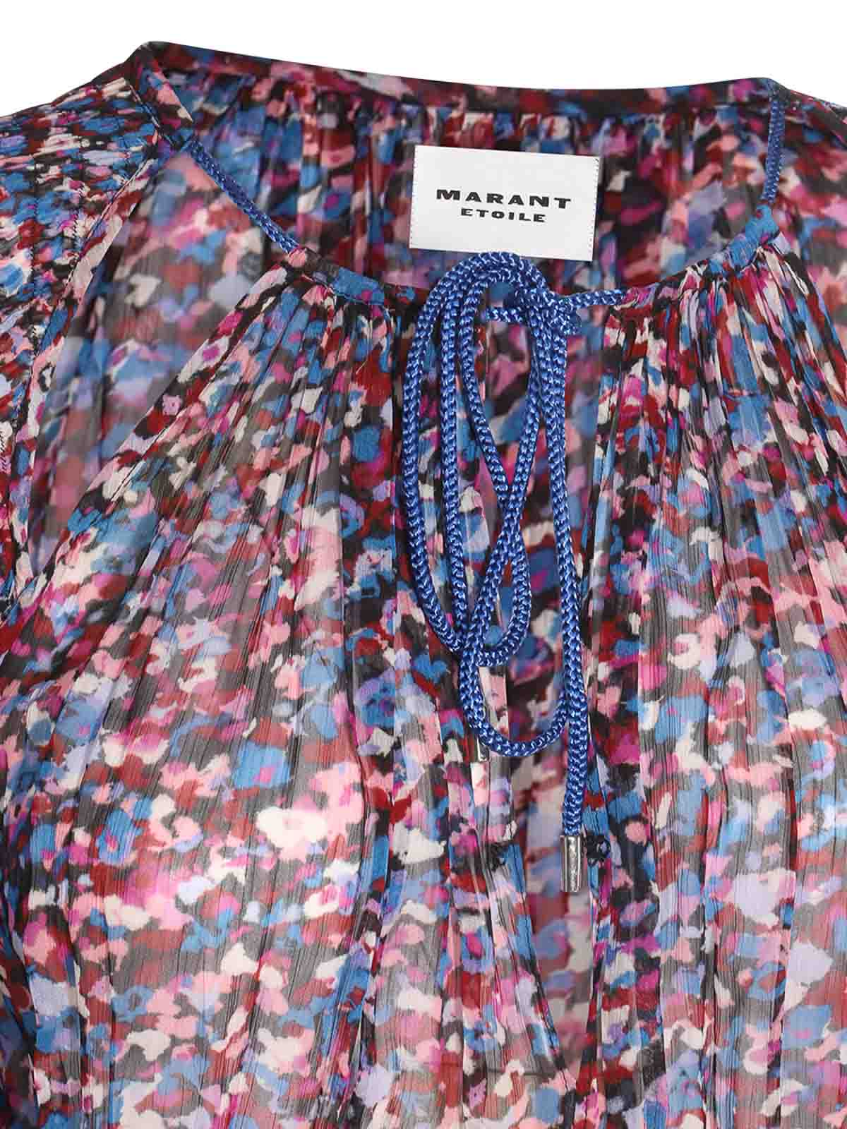 Isabel Marant Etoile Pink and blue viscose long dress