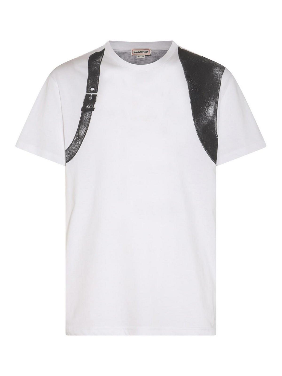 T-shirts Alexander Mcqueen - White cotton t-shirt - 759453QZV340900