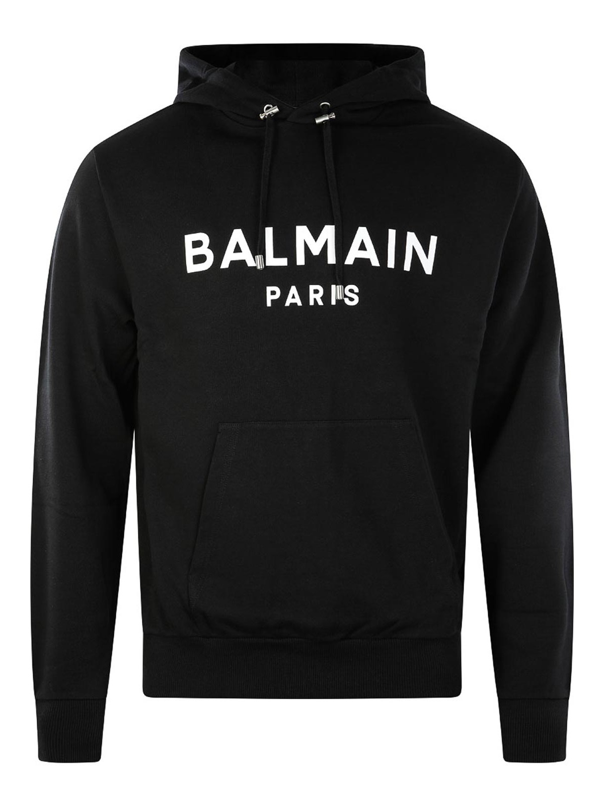 Sweatshirts & Sweaters Balmain - Black and white cotton sweatshirt ...