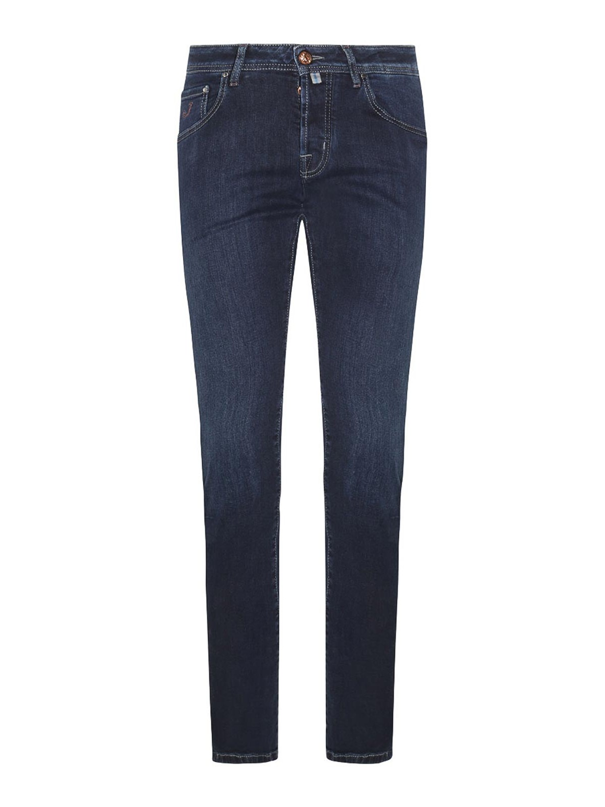 JACOB COHEN MID BLUE DENIM JEANS