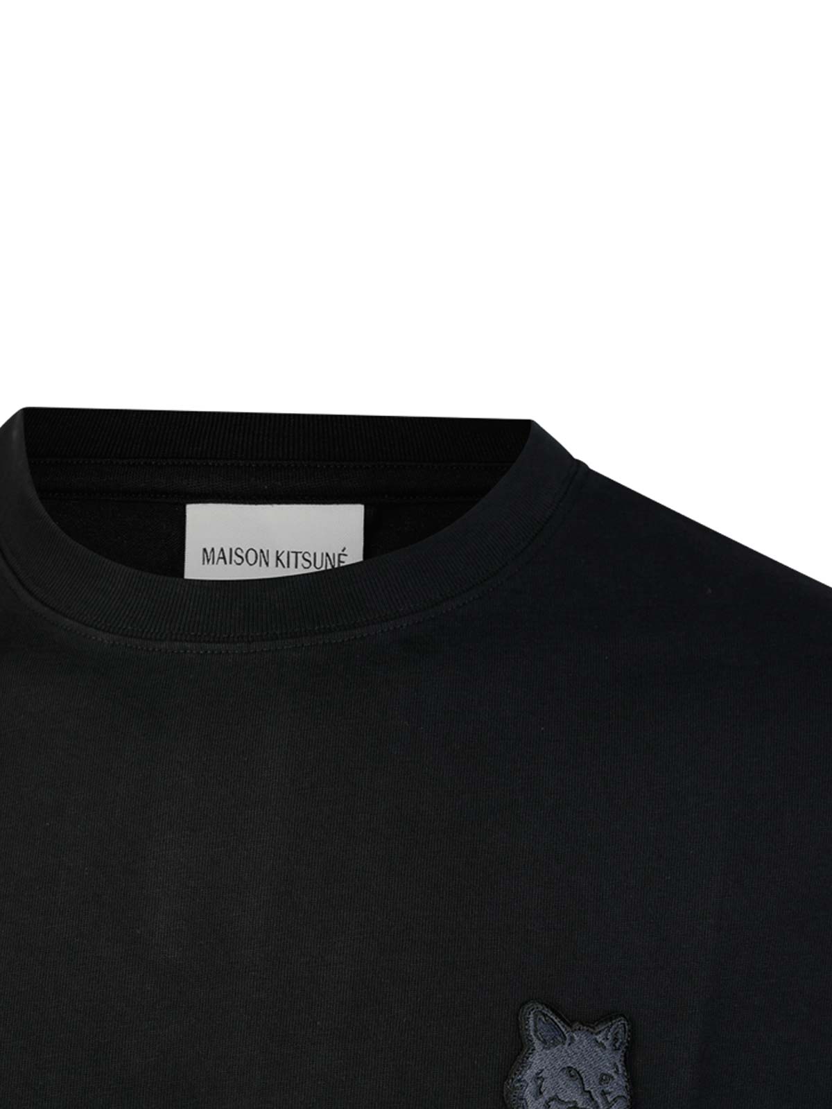 Shop Maison Kitsuné Camiseta - Negro In Black