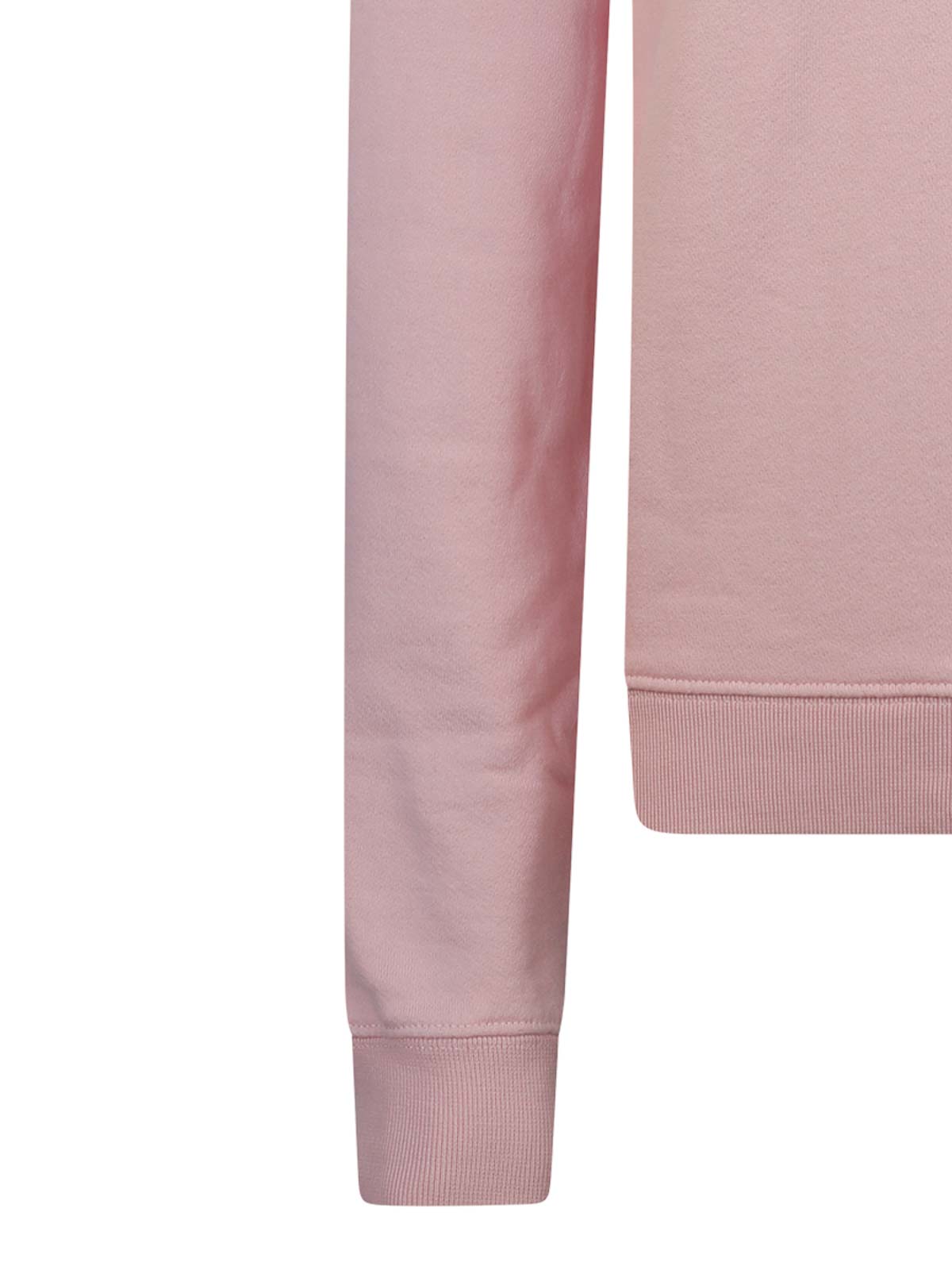 Maison Kitsuné Pink cotton fox head sweatshirt|LW00302KM0001P603