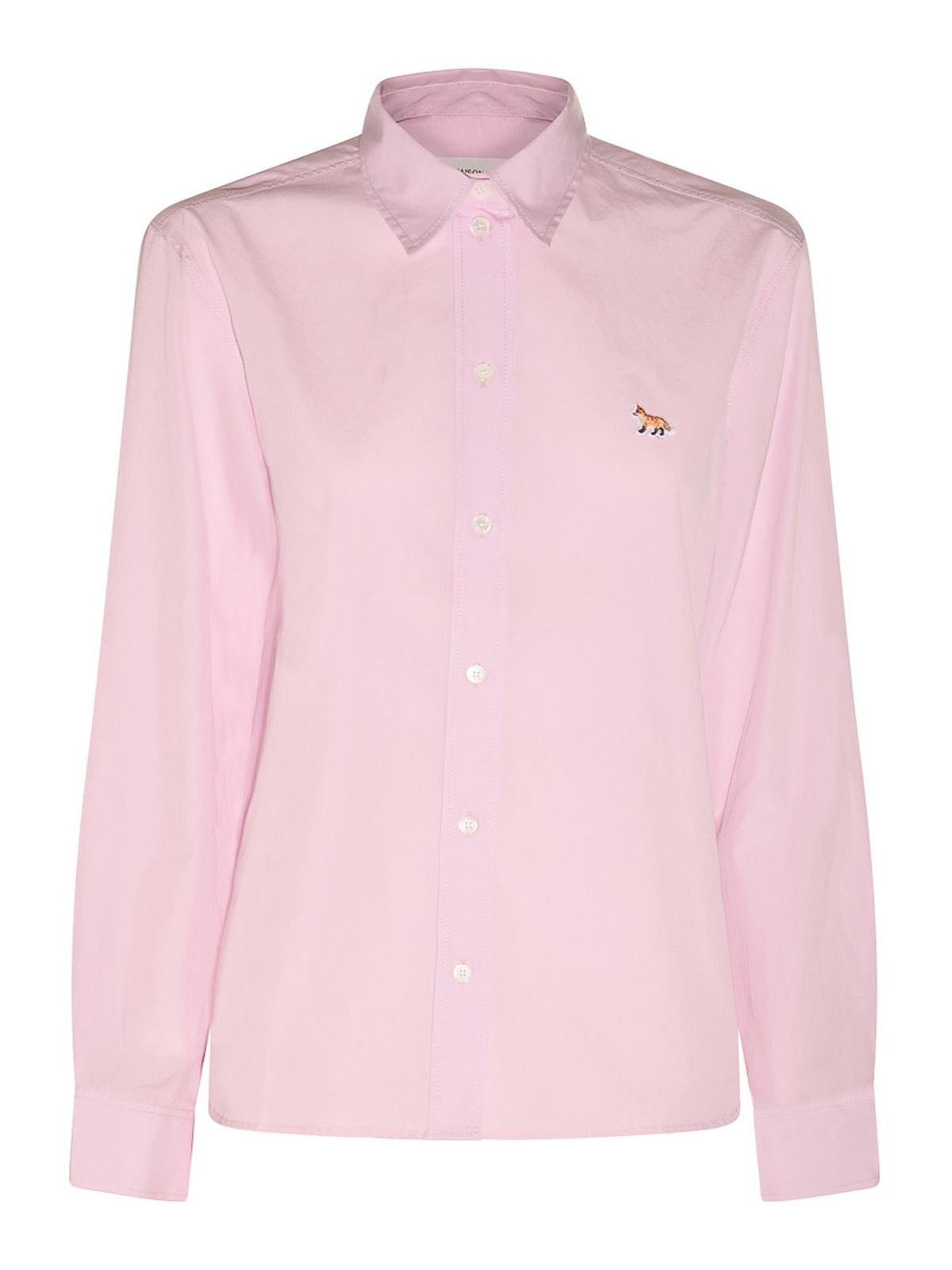 Maison Kitsuné Pink Cotton Fox Shirt