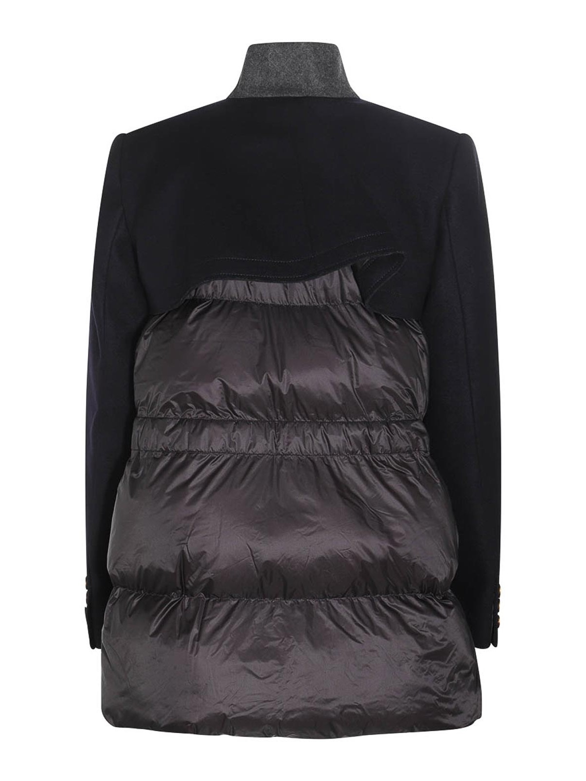 Sacai ショートコート - ブルー - ブルー | 6864201