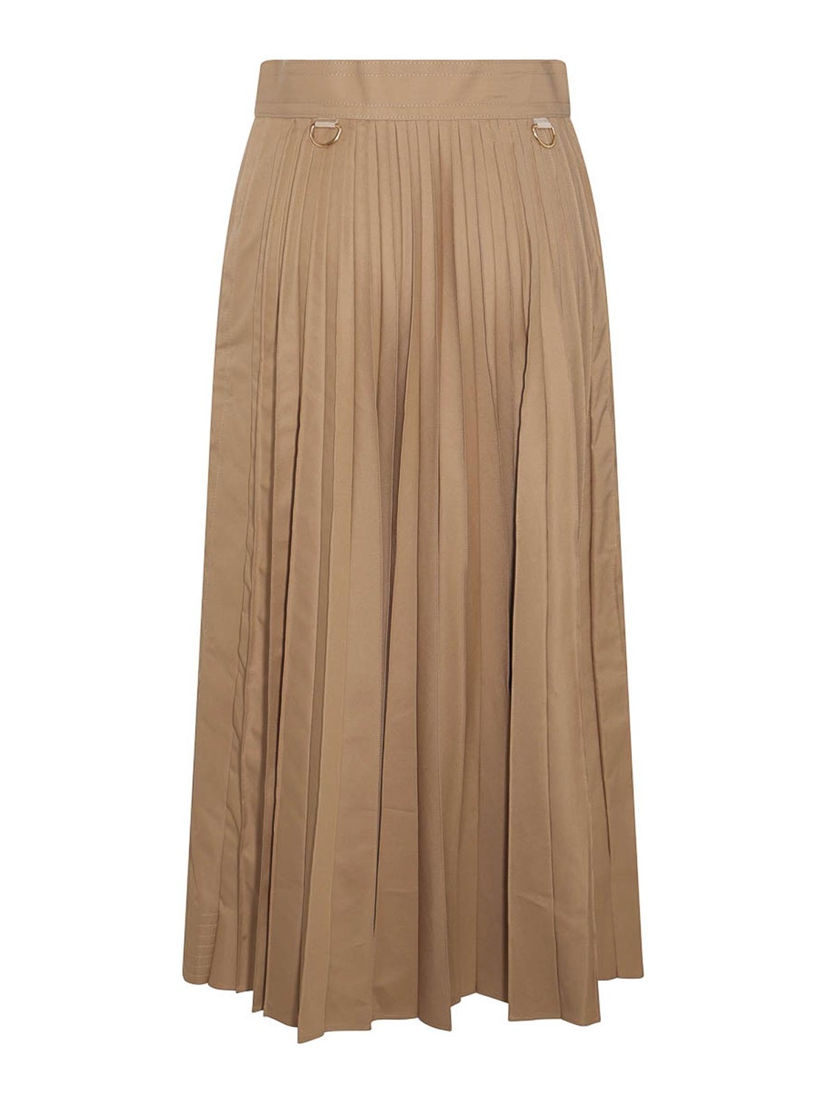 Knee length skirts & Midi Sacai - Beige cotton blend gabardine