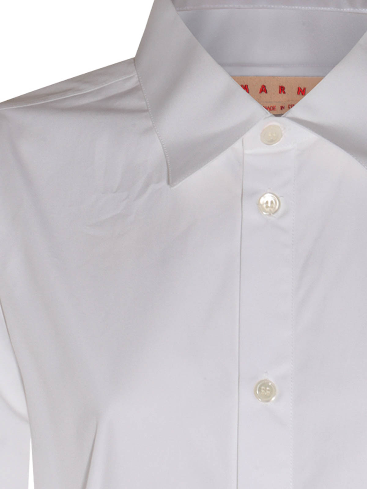 Shirts Marni - White cotton shirt - CAMA0556SYUTC28800W01