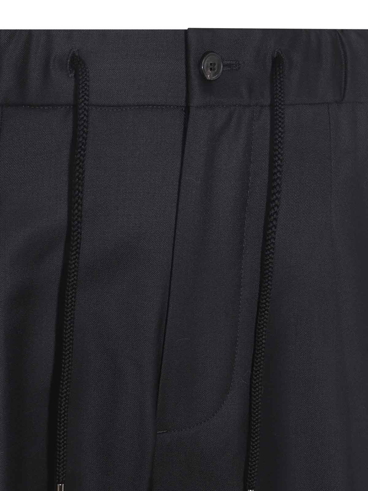 Emporio Armani Outlet: slim fit trousers - Black | Emporio Armani pants  6H1J06 1NF5Z online at GIGLIO.COM