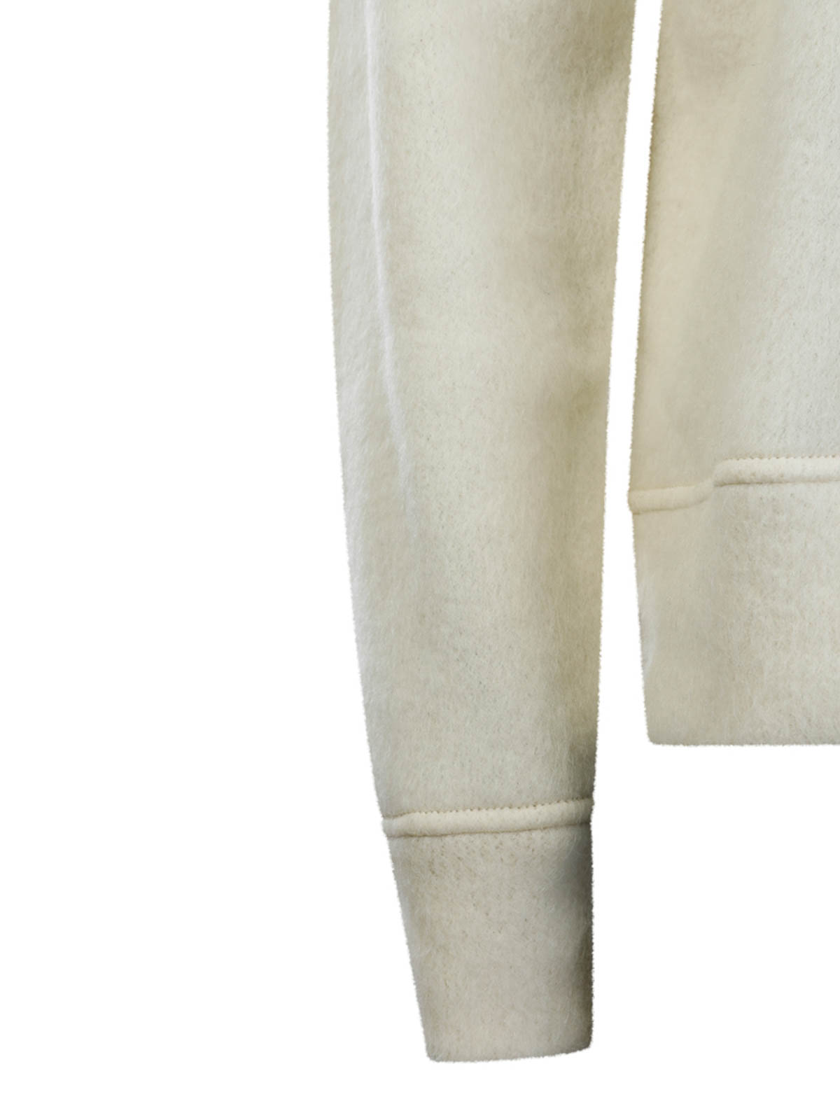Jil Sander long-sleeved alpaca-wool blend cardigan - White