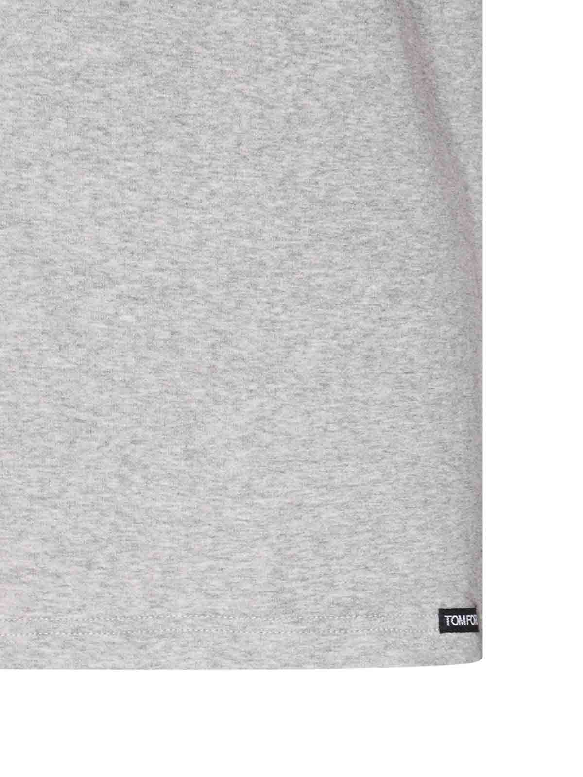 Shop Tom Ford Camiseta - Gris In Grey