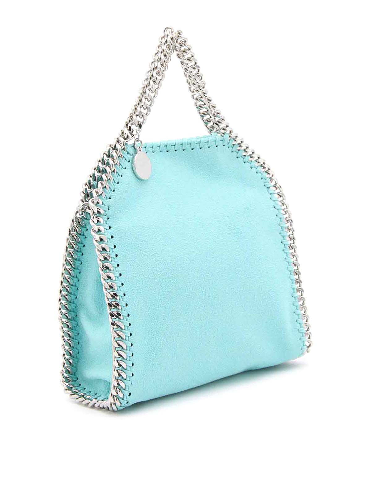 トートバッグ STELLA MCCARTNEY DARK BLUE FAUX LEATHER TINY TOTES Stella McCartney Blue Embossed Shaggy Deer Faux-Leather
