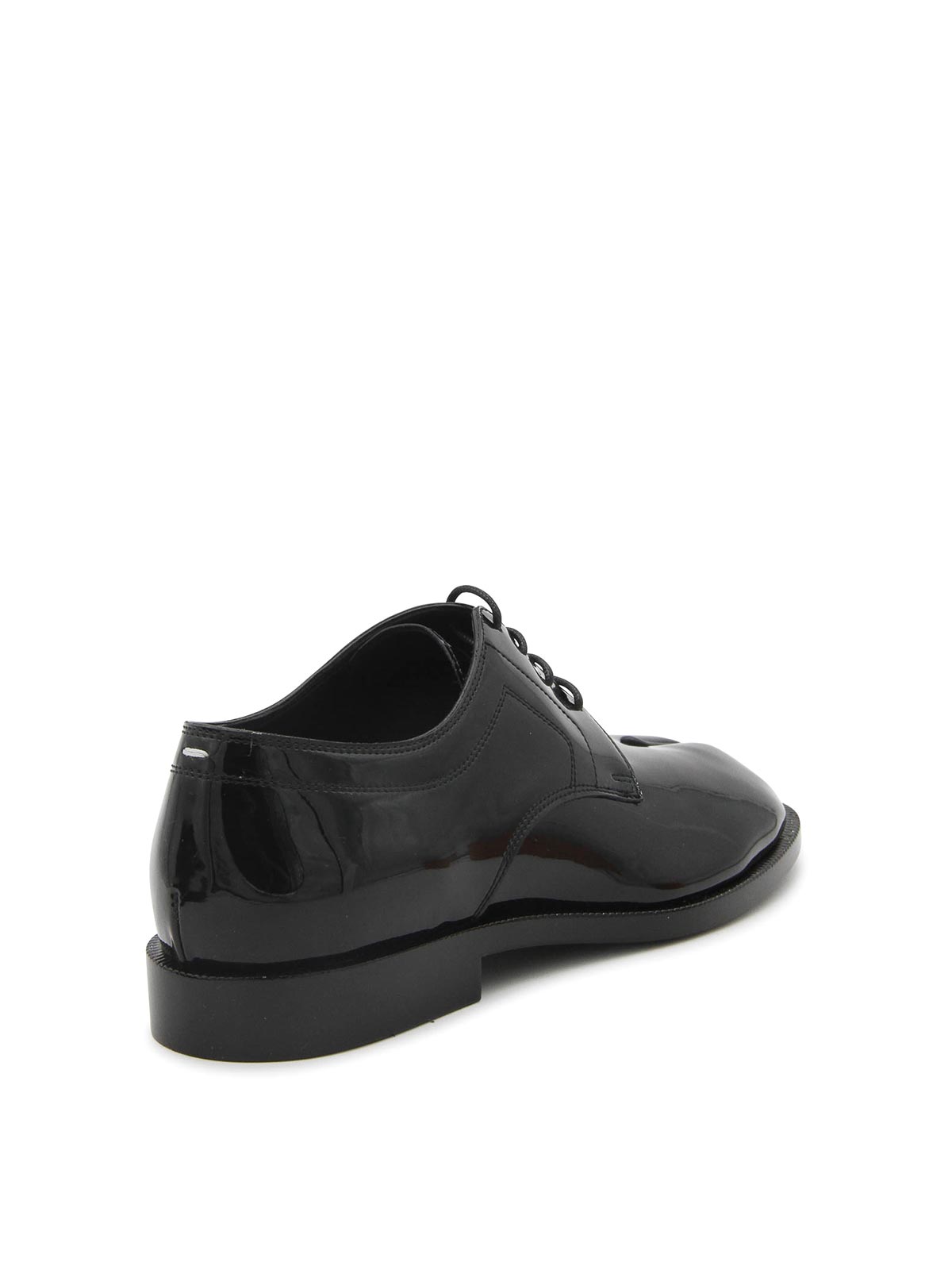 Maison Margiela Black leather tabi formal shoes | S34WQ0021P3963T8013