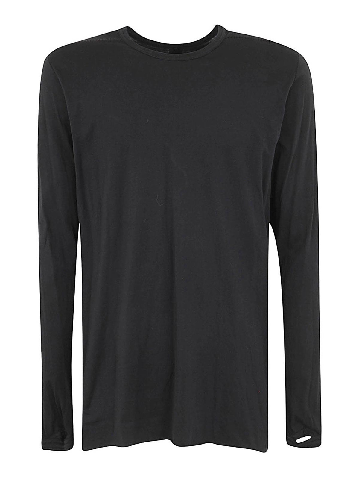 Shop 69 By Isaac Sellam Movment Long Sleeves T-shirt In Black
