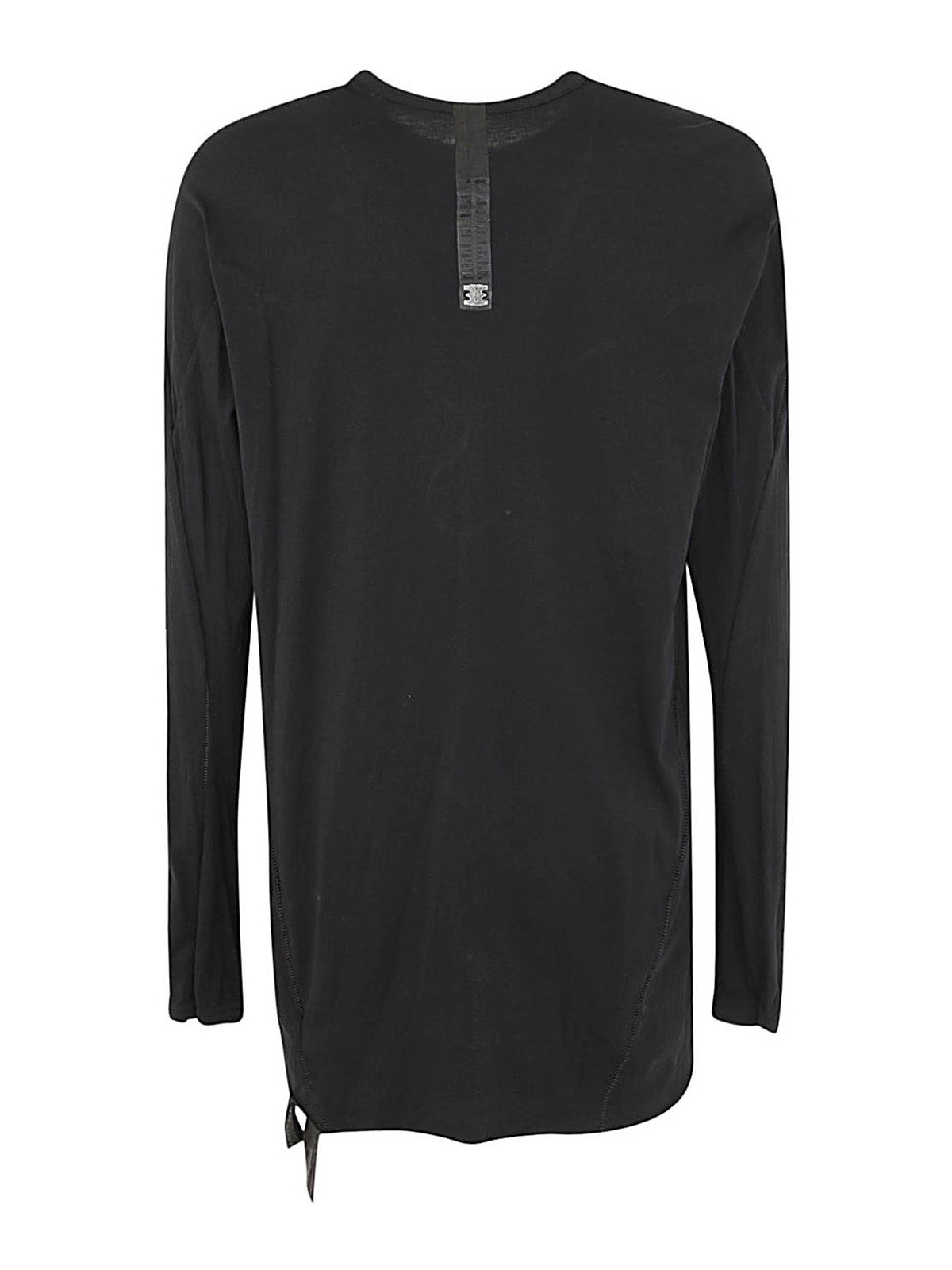 Shop 69 By Isaac Sellam Movment Long Sleeves T-shirt In Black