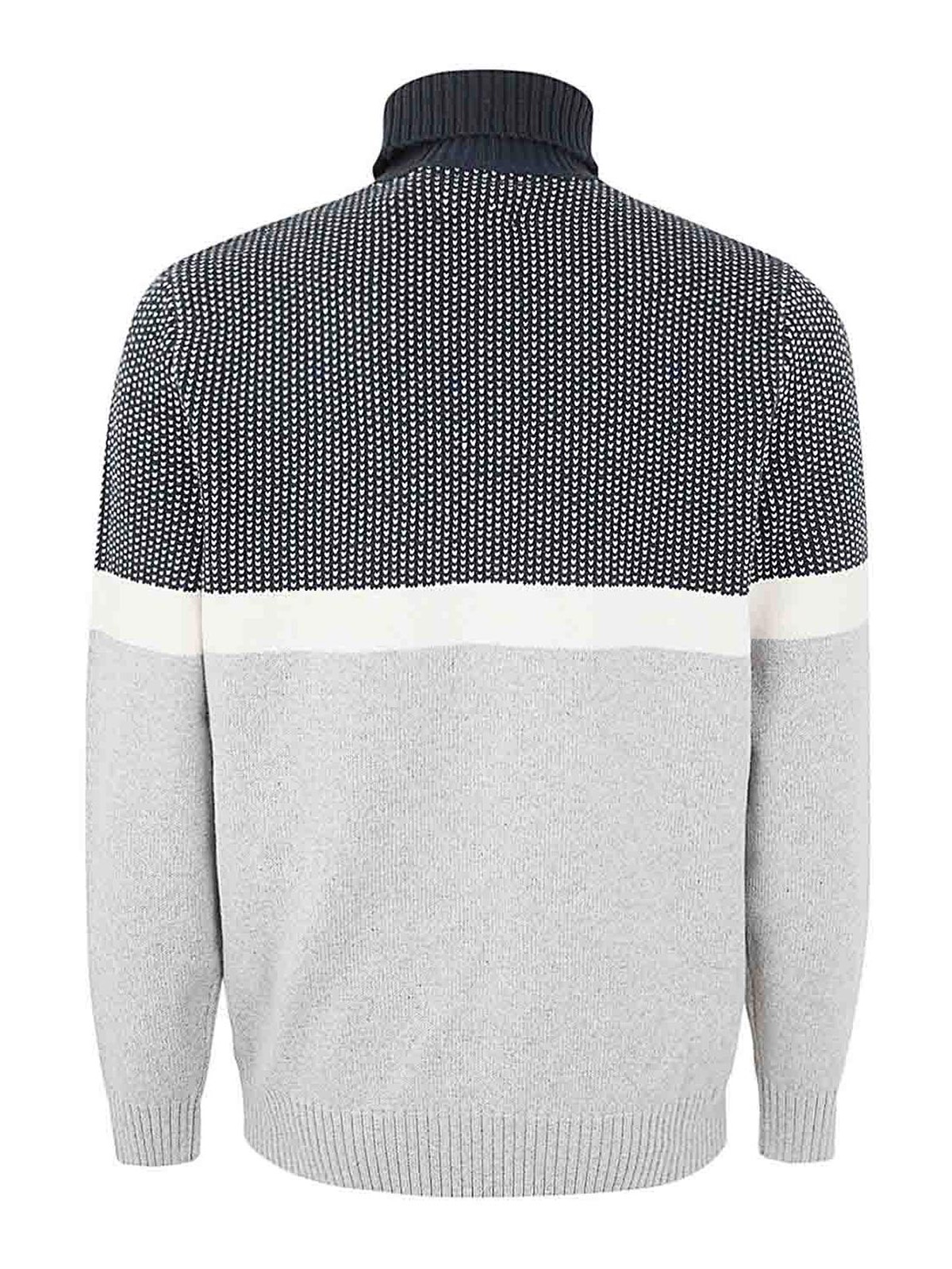 Shop Barbour Bream Rollneck Sweater In Blue