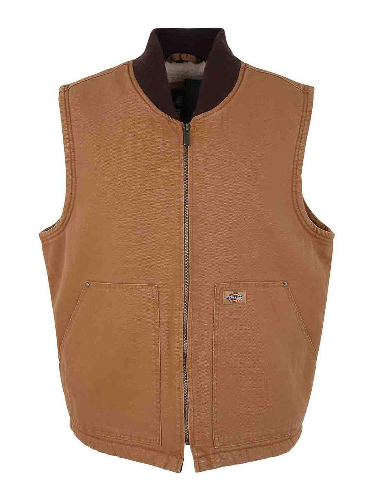 Dickies Duck Canvas Vest Brown - L