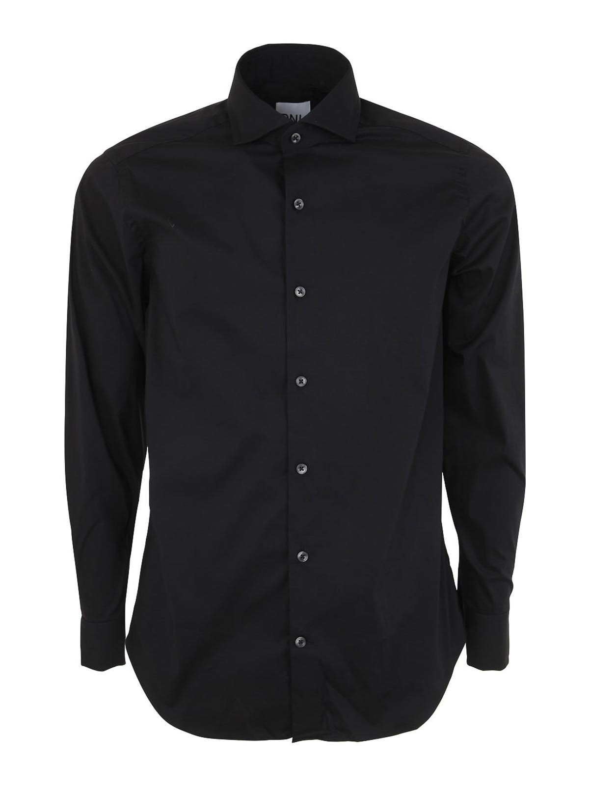 Shop Dnl Slim Shirt In Black