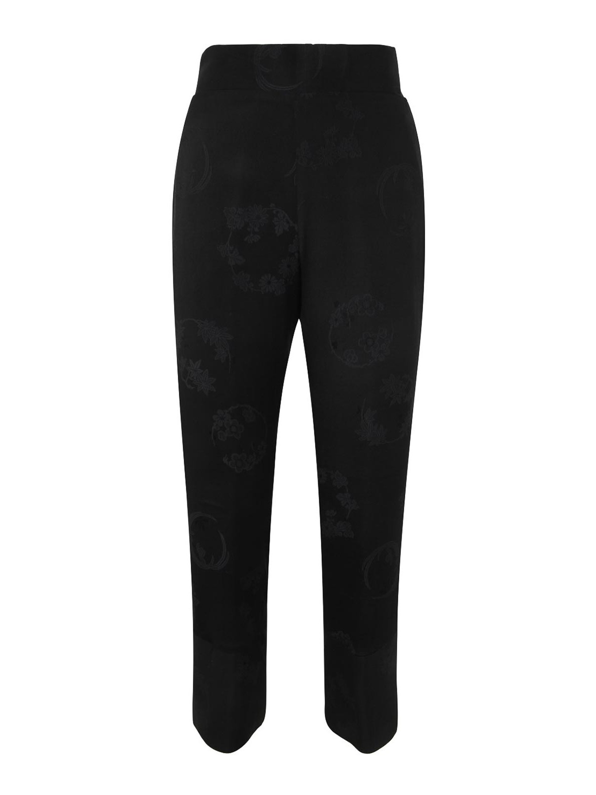 パンツ IBRIGU KIMONO HAORI PRINTED TROUSERS (13IB TKI209 99 BLACK) Ibrigu Kimono Haori Printed Trousers in Black | Lyst