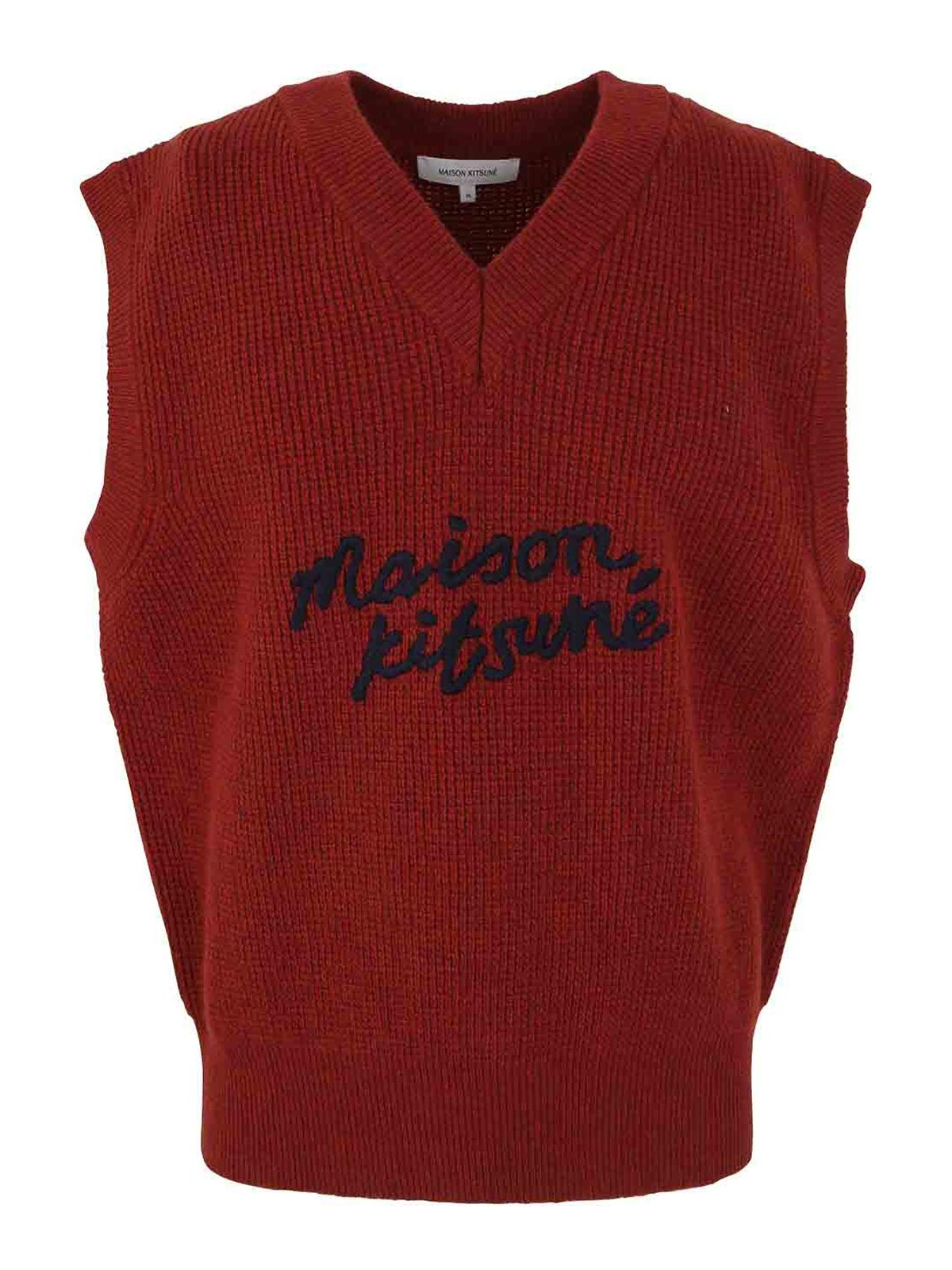 Maison kitsune handwriting oversize vest
