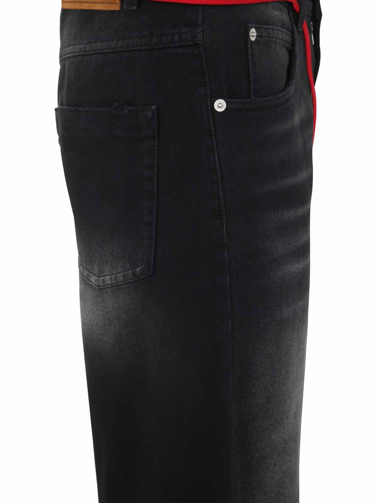 Shop Marni Flared Trousers In Black