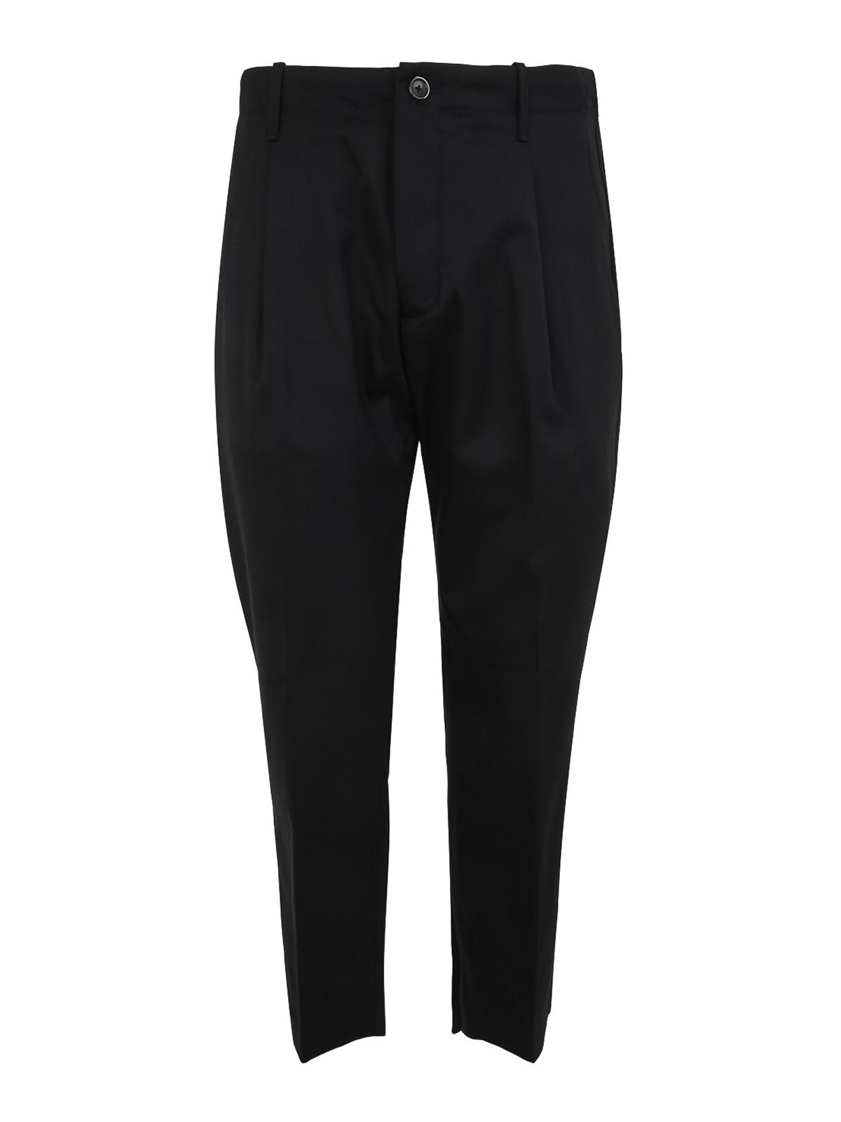 Shop Nine In The Morning Stretch Pants With Pences In Black