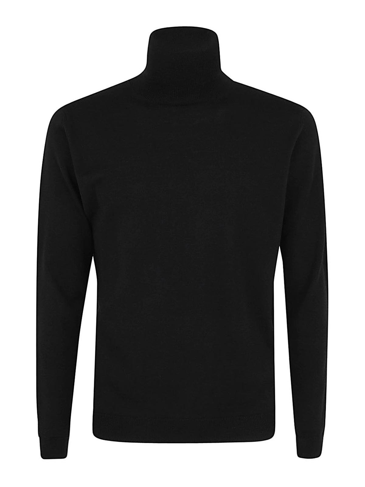 Nuur Long Sleeve Turtle Neck Sweater In Black