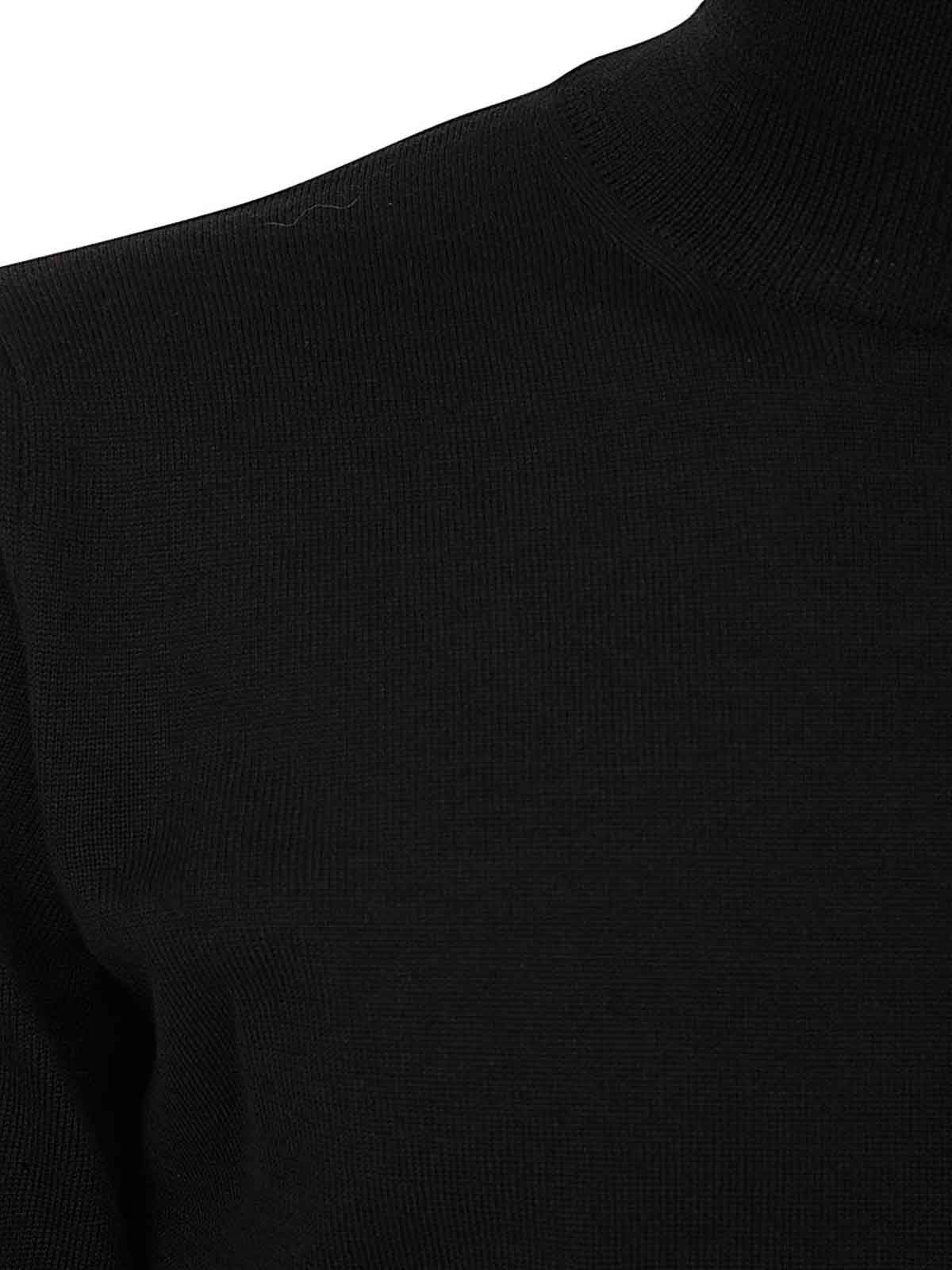 Shop Nuur Suéter Con Cuello Alto - Negro In Black