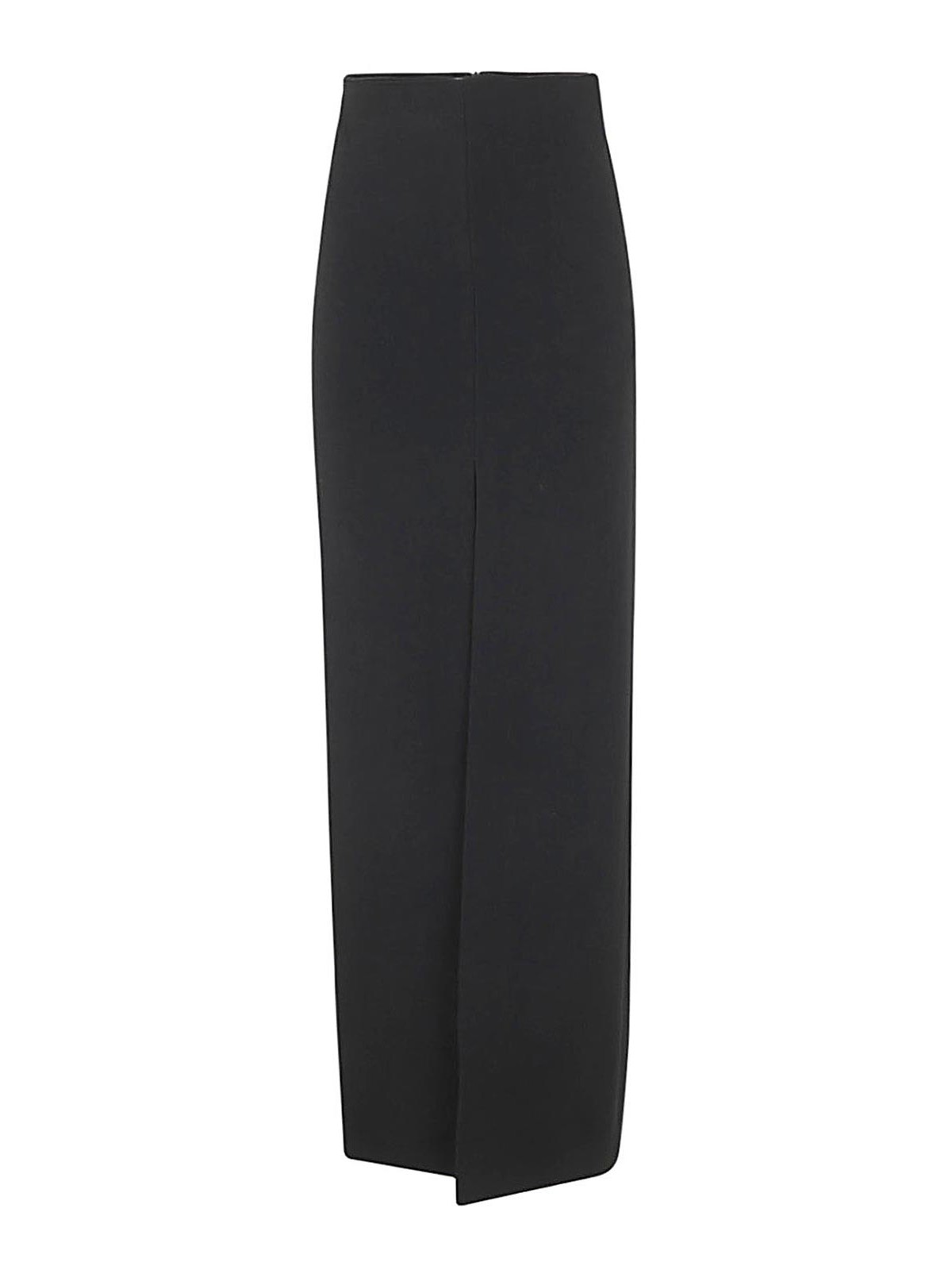 Knee length skirts & Midi Patou - Long slit skirt - SK0520150999B999B