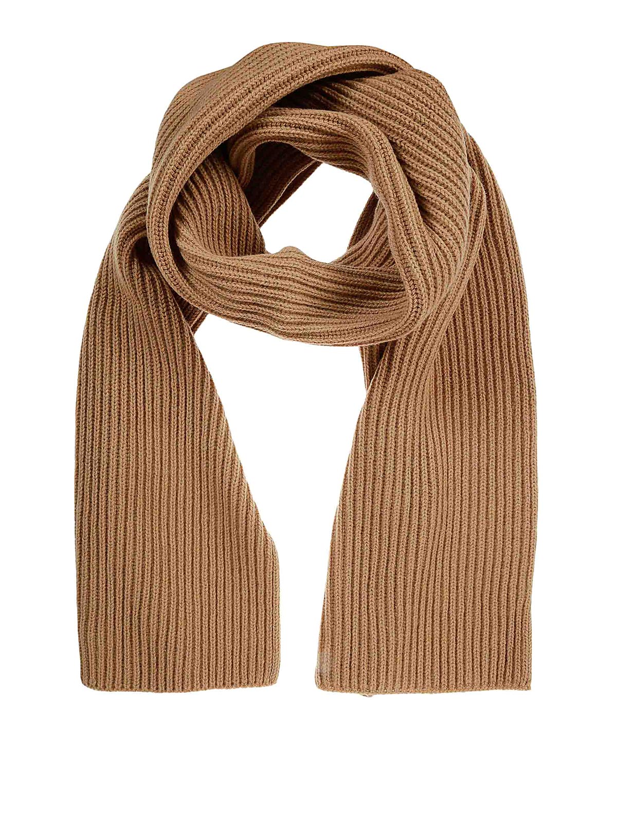 Apc Scarf Made Of Wool And Cashmere In Camel