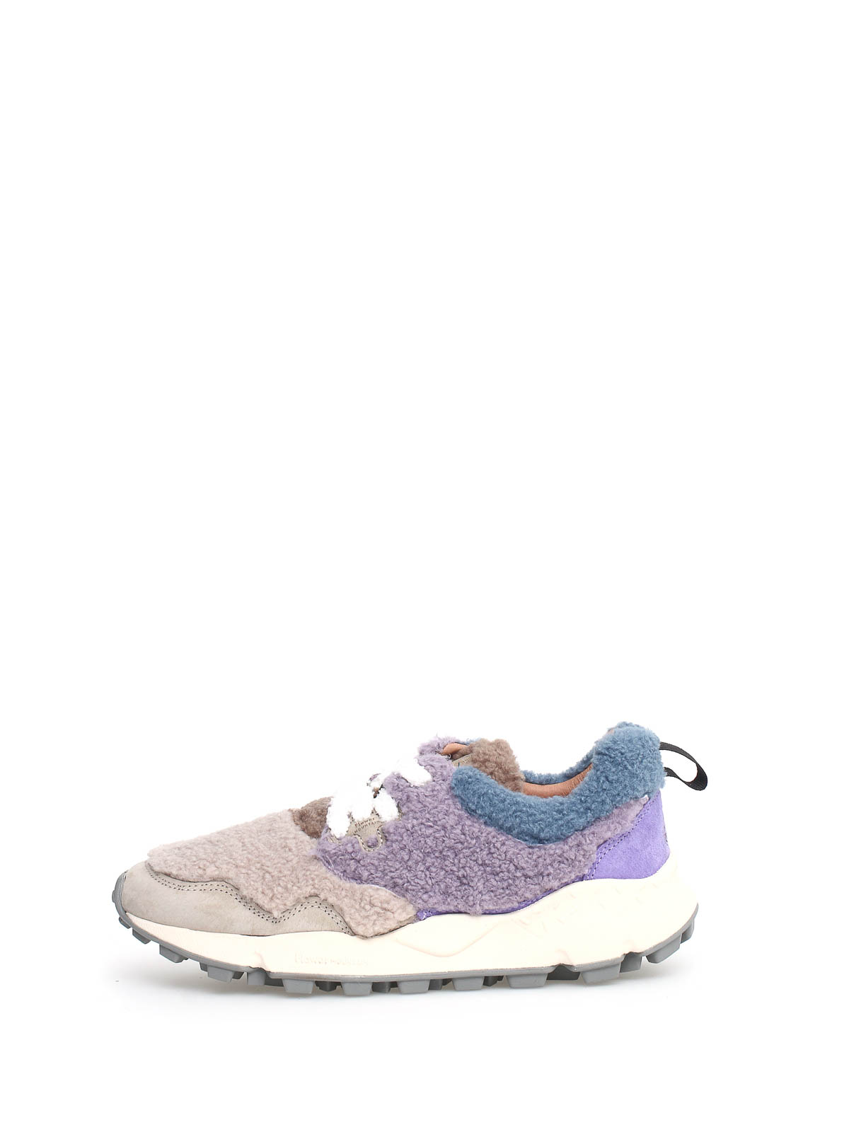 Shop Flower Mountain The Sneakers Feature A Fur Structure Along In Light Blue