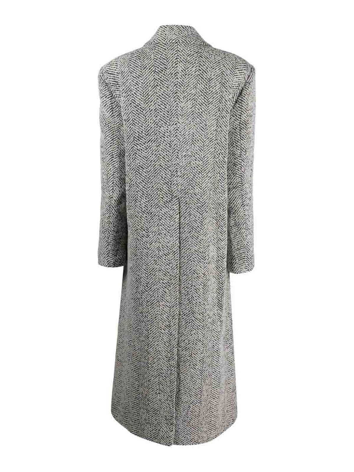 Short coats Remain Birger Christensen Herringbone boxy coat