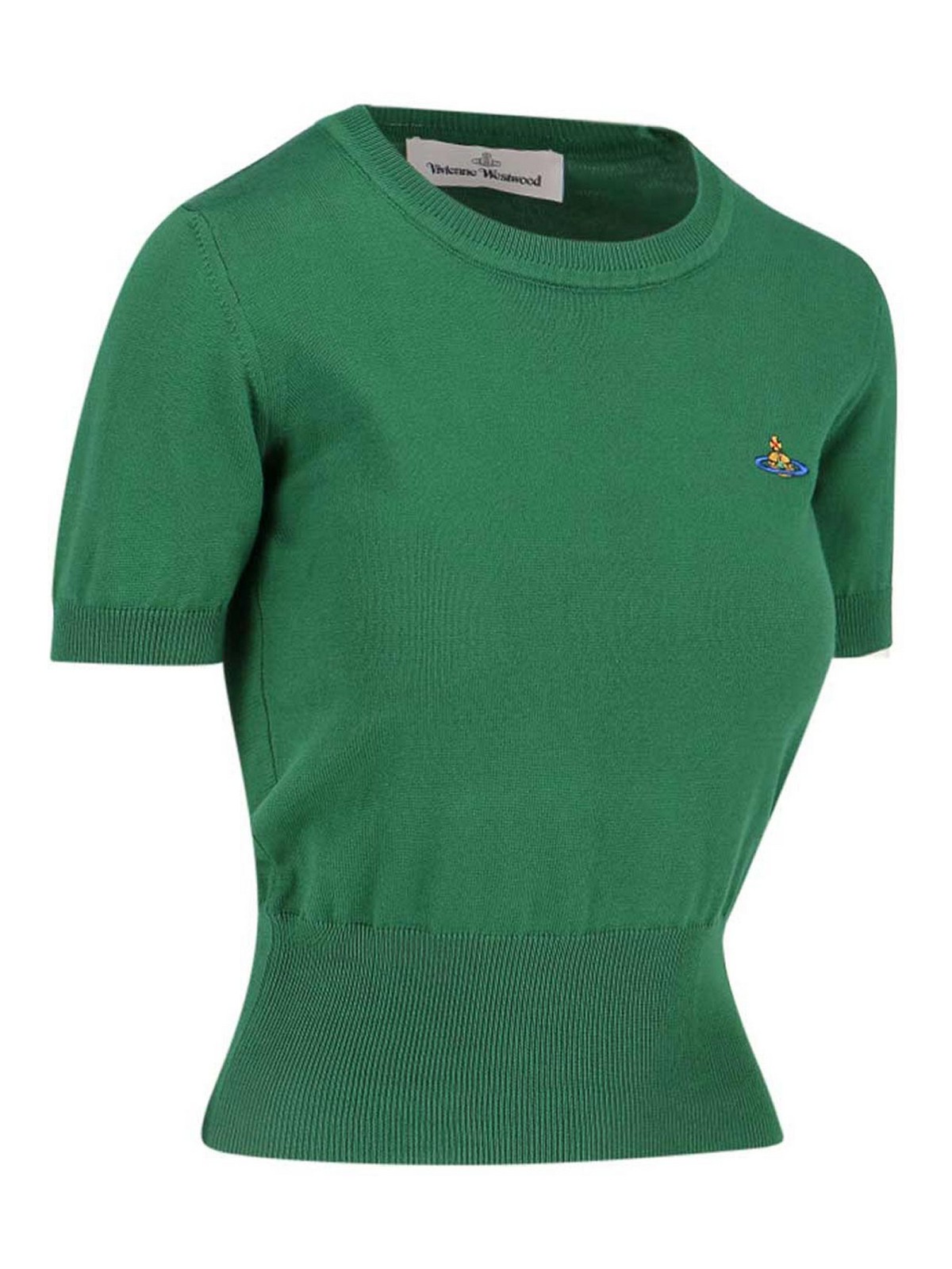 Vivienne Westwood green knitted T-shirt - Green