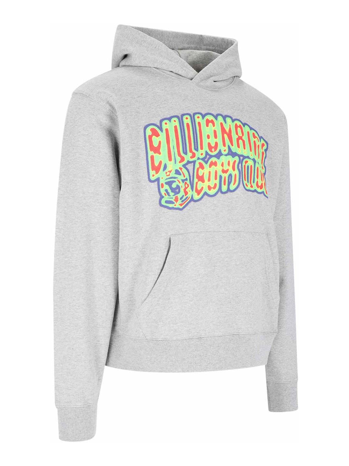 Shop Billionaire Logo Sweatshirt In Grey