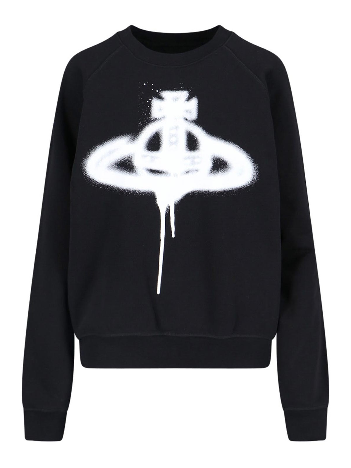 Vivienne Westwood Logo sweatshirt - Black|3I01000FJ0032PON306