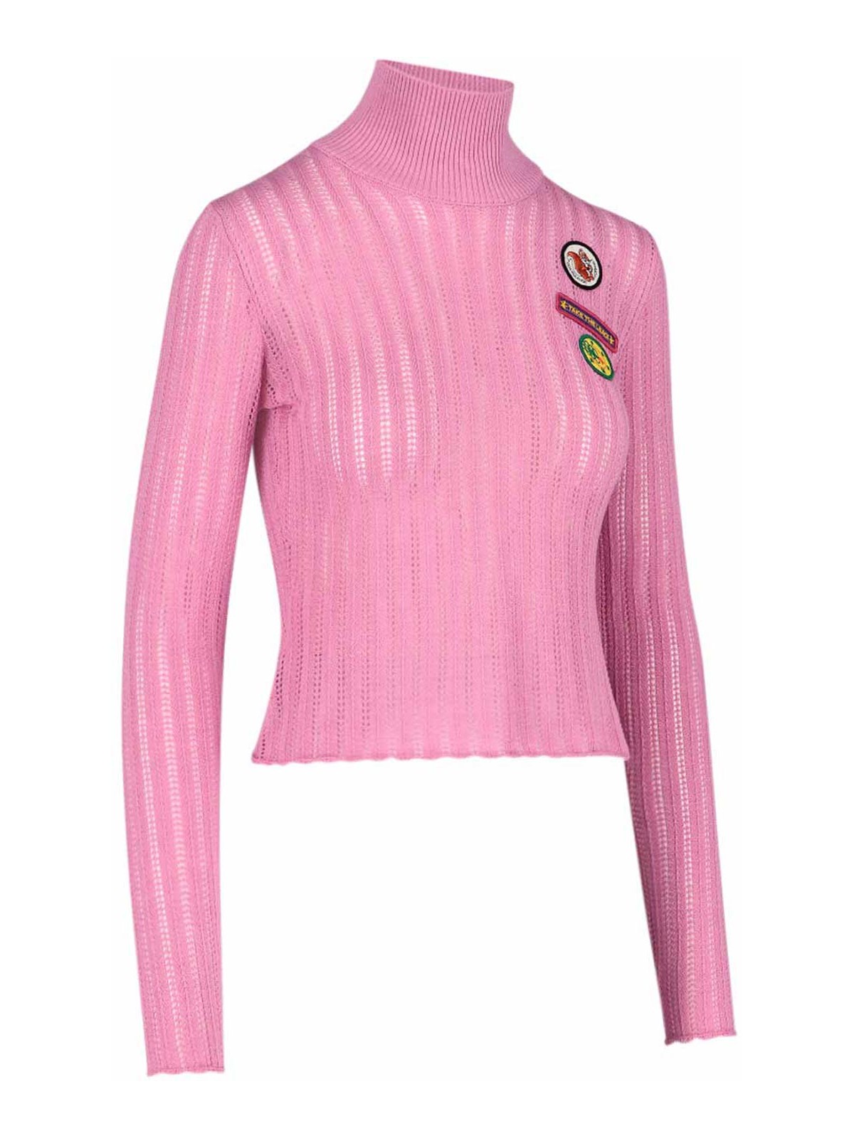 Pull Enfant Fille 10/12 Ans Et 3/4 Ans Coloris Rose, Beige