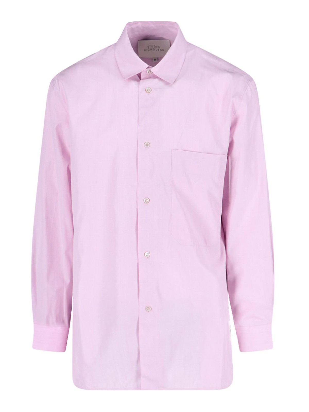 Shirts Studio Nicholson - Classic shirt - GRAYSNM886PINK