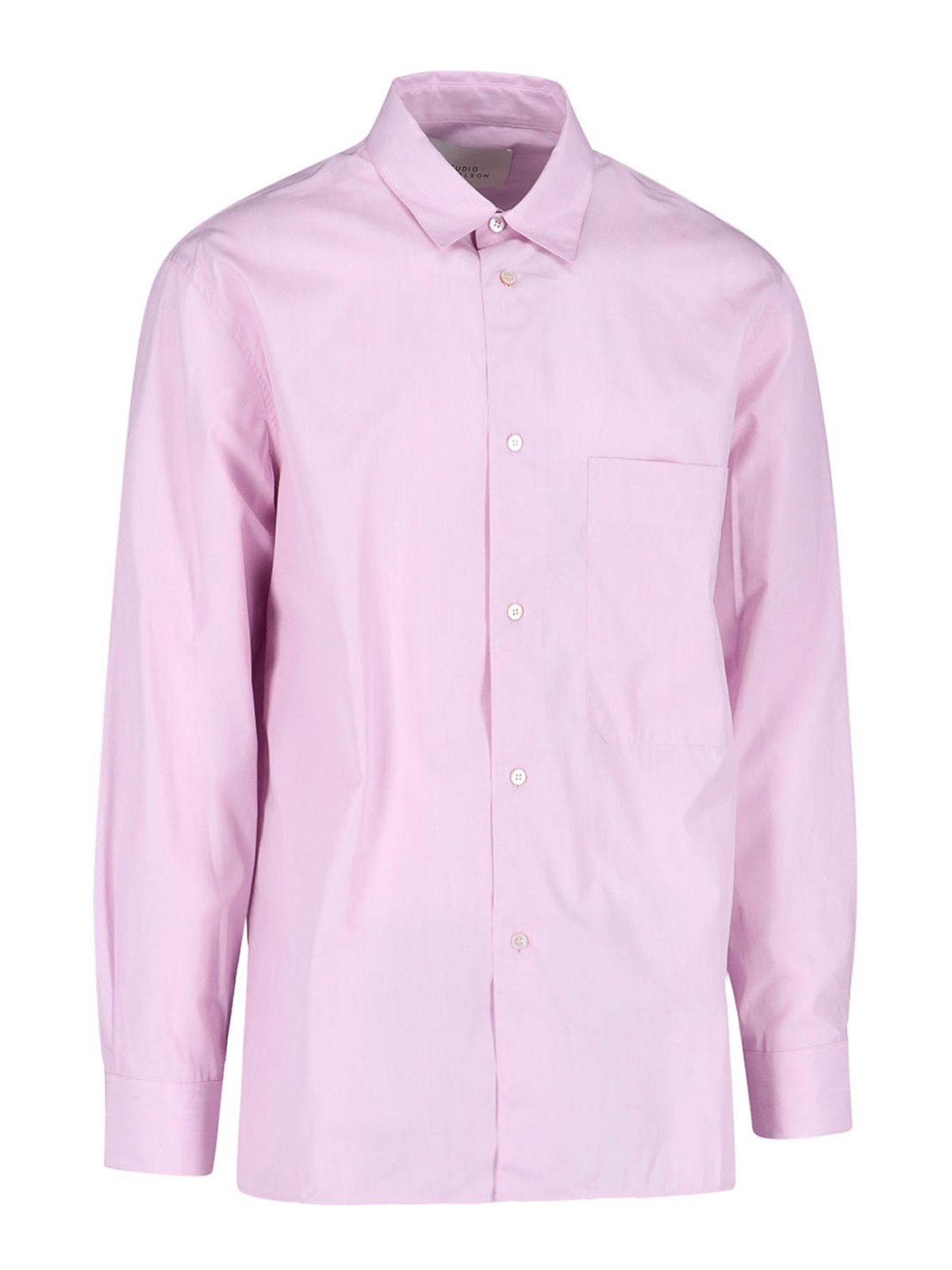 Shirts Studio Nicholson - Classic shirt - GRAYSNM886PINK