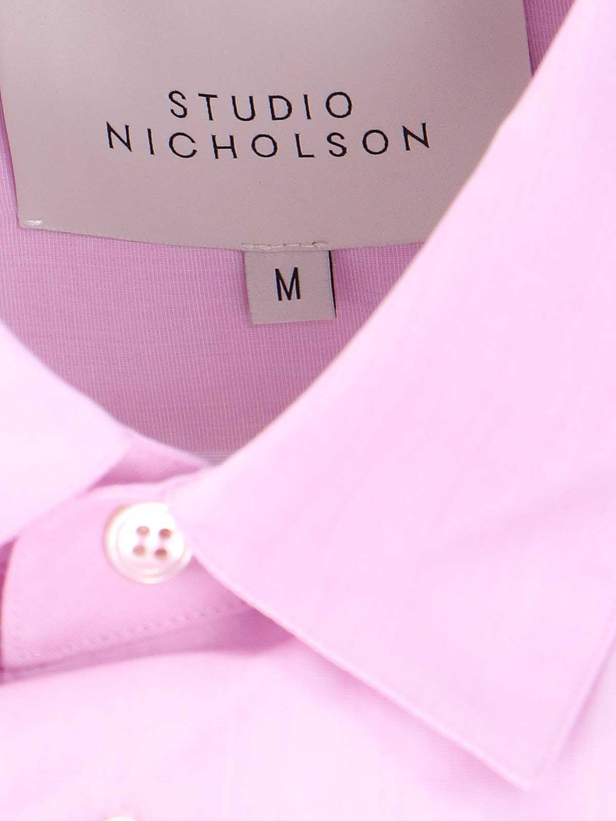 Shirts Studio Nicholson - Classic shirt - GRAYSNM886PINK