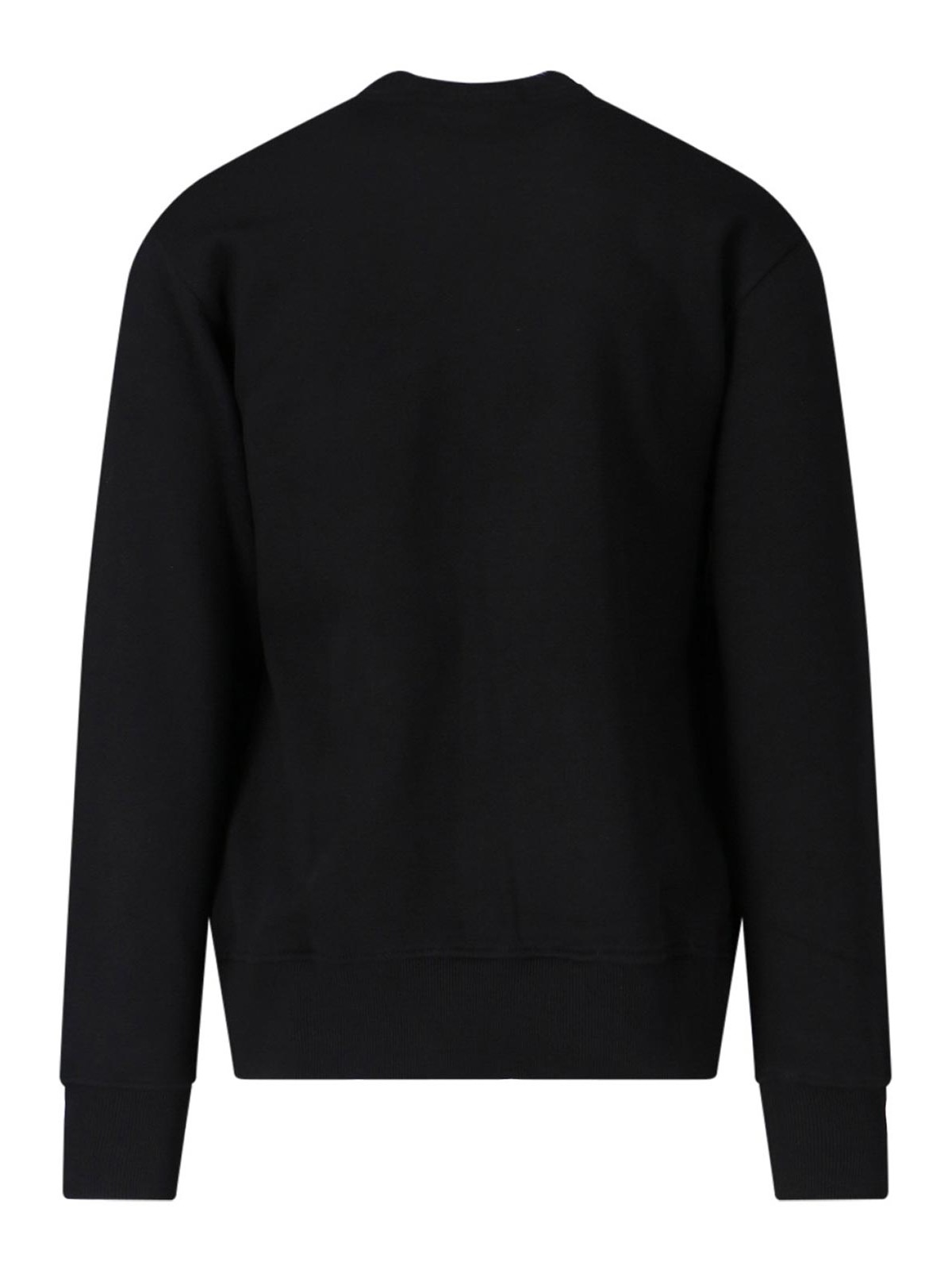 Shop Versace Jeans Couture Crewneck Sweatshirt In Negro