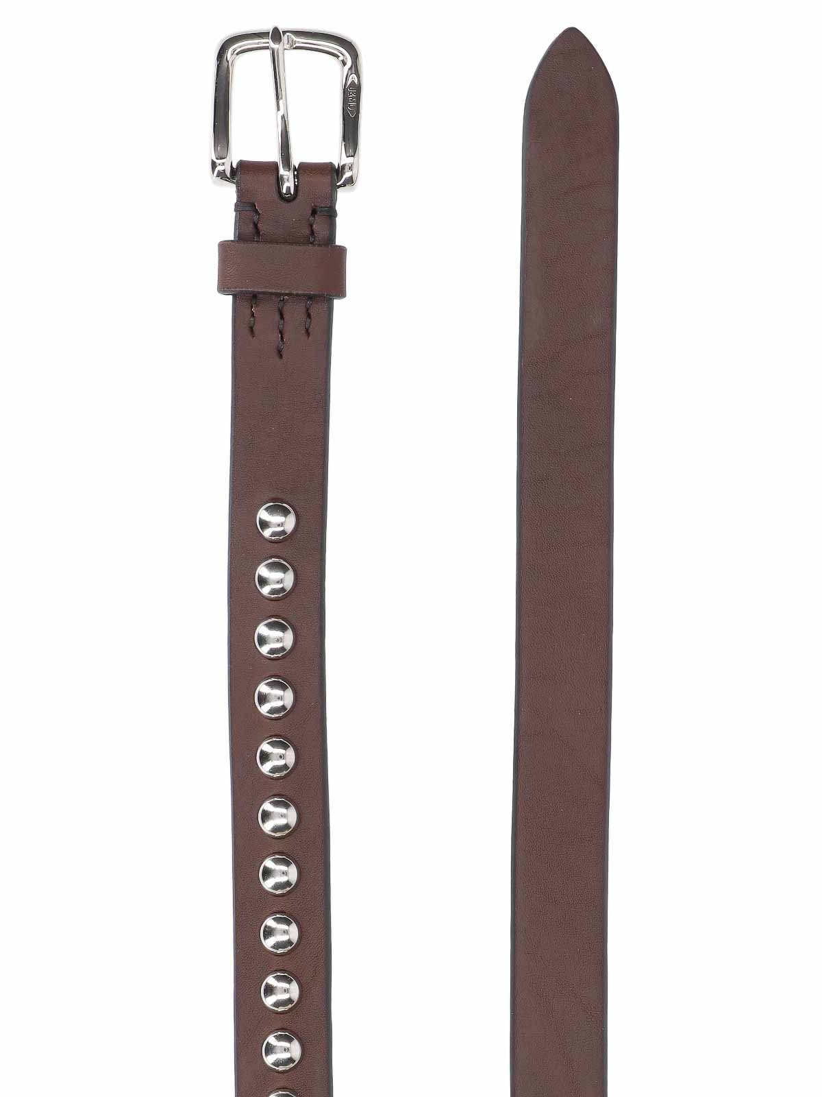 Shop J & M Davidson Belt With Studs In Brown