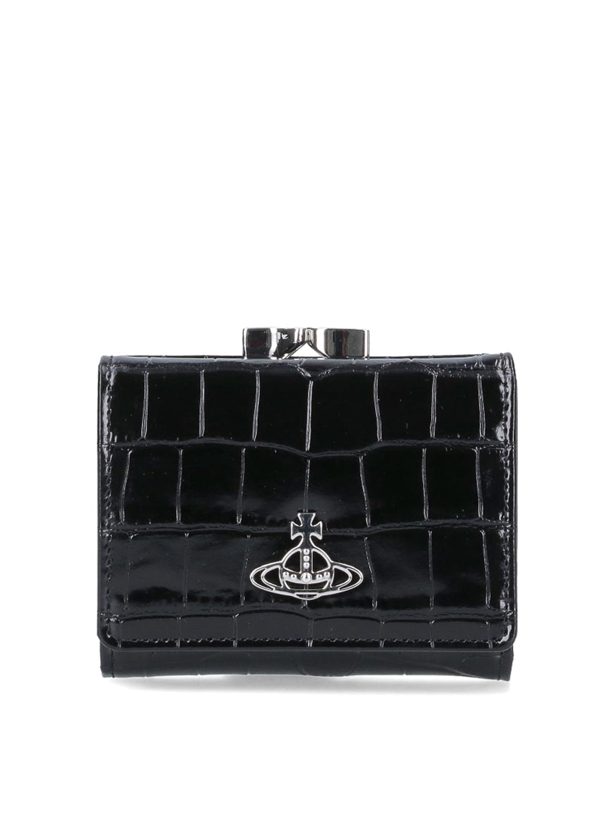 Vivienne Westwood Crocodile print wallet|51010018L0039PFN401