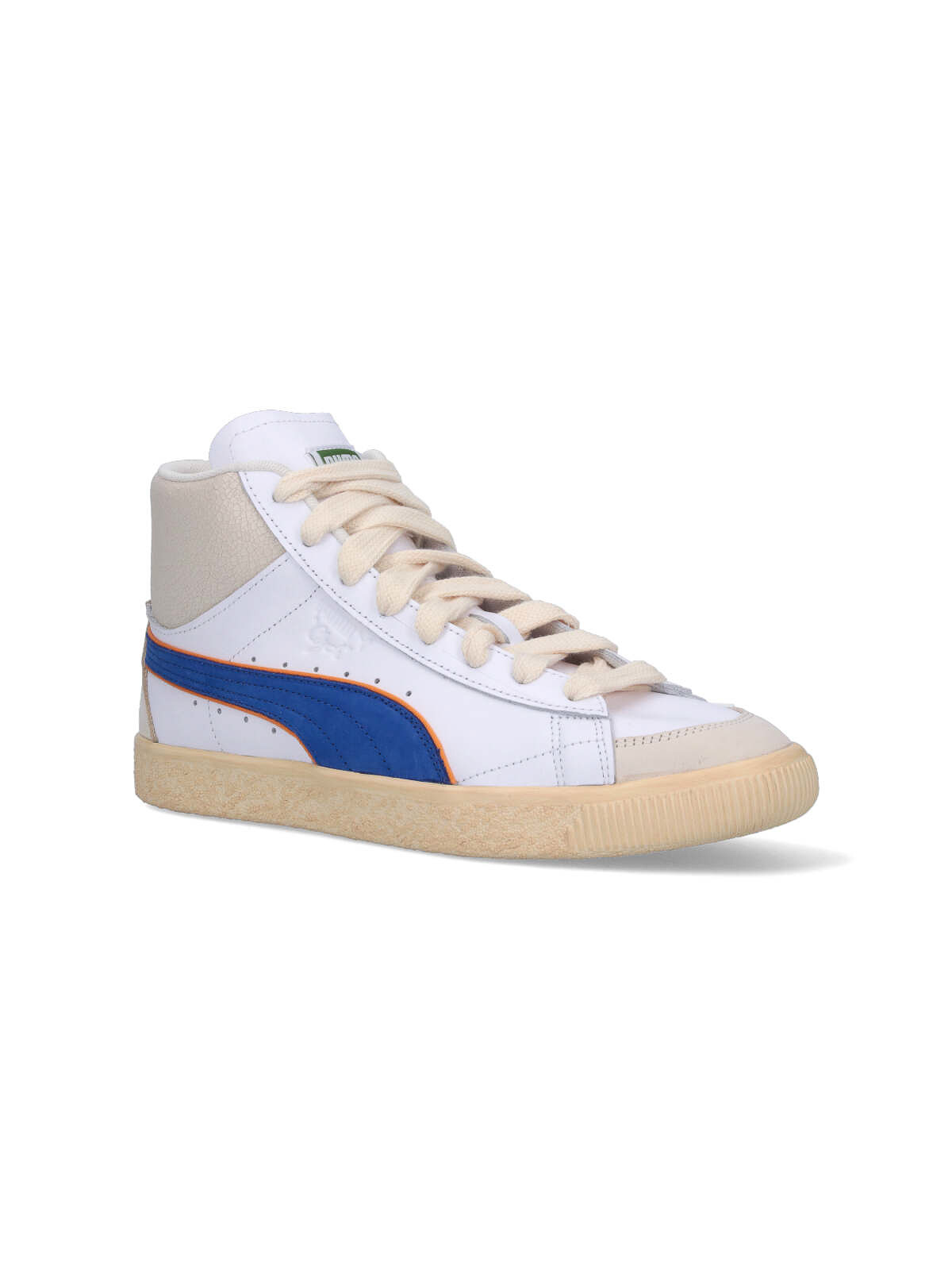 Shop Puma Clyde Sneakers In White